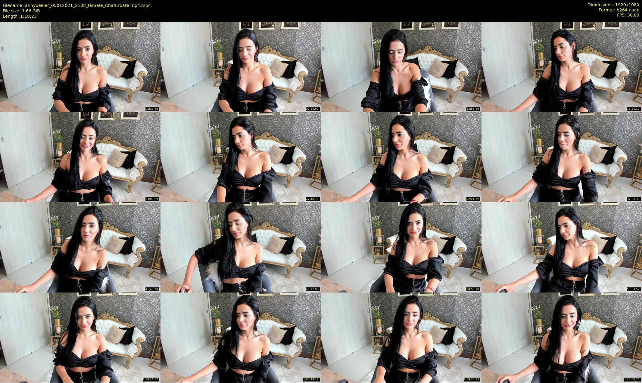 annybeiker — 79 minute Chaturbate female cam show recording, 1080p, Jan 5, 2021