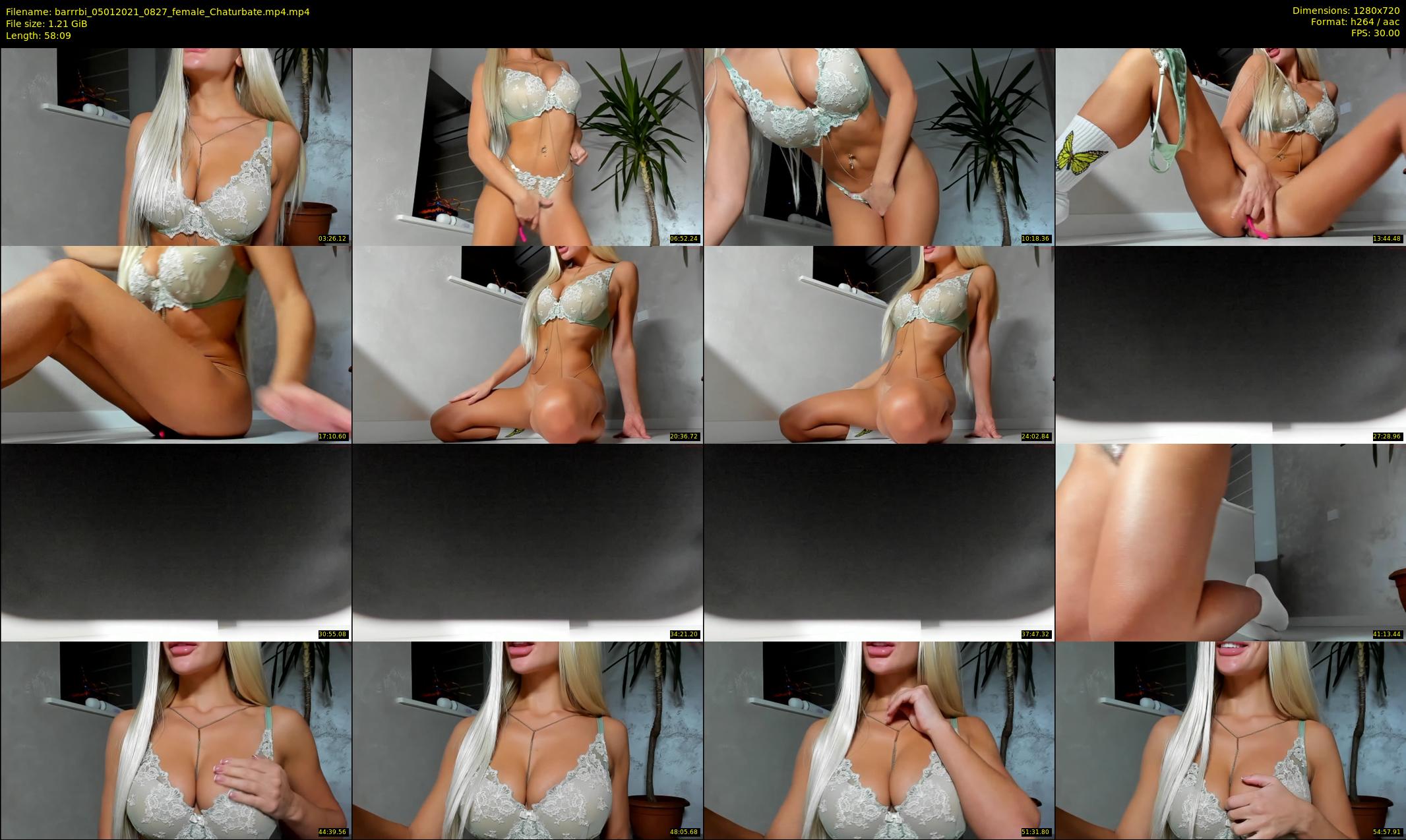 barrrbi — 59 minute Chaturbate female cam show recording, 720p, Jan 5, 2021