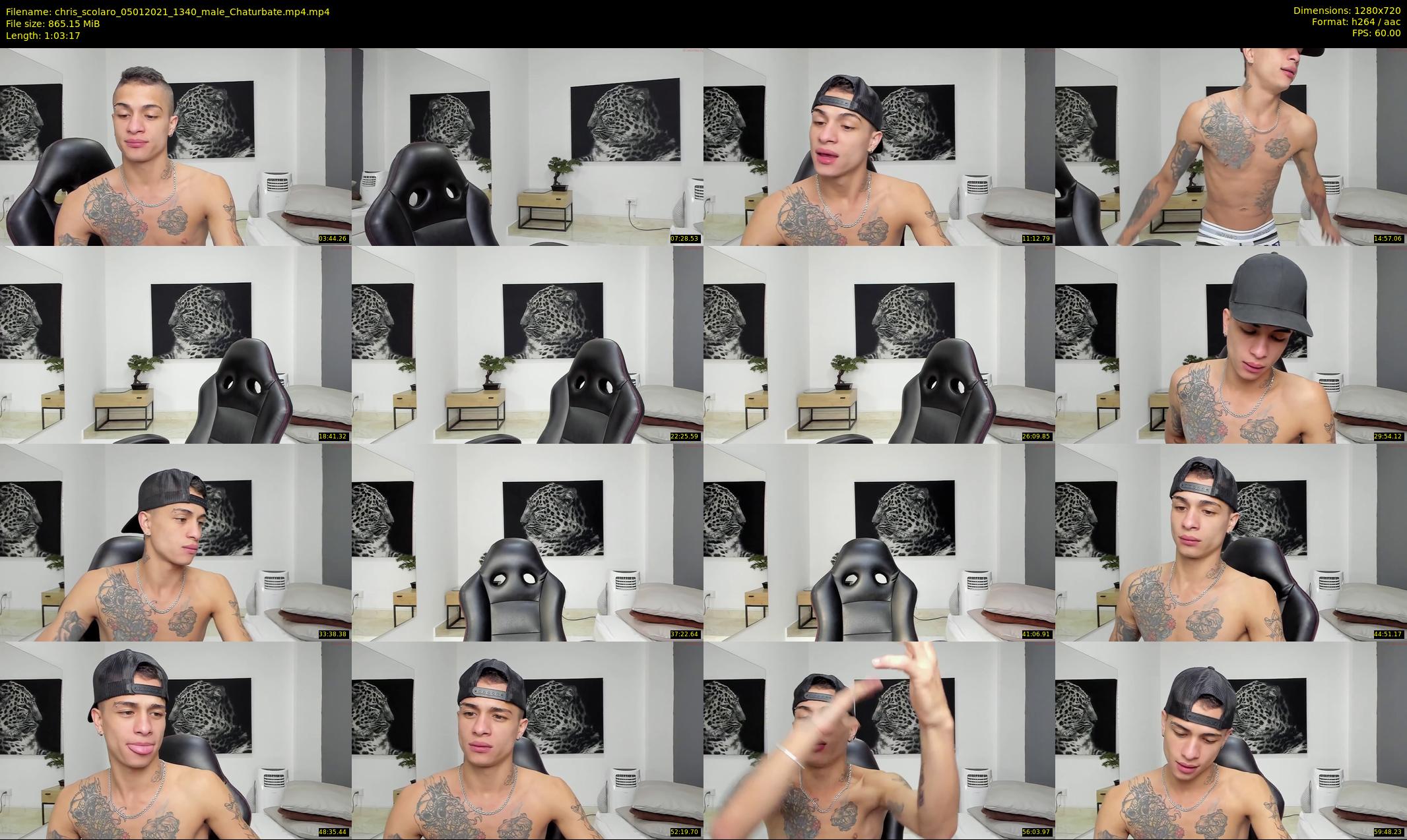 chris_scolaro — 64 minute Chaturbate male cam show recording, 720p, Jan 5, 2021