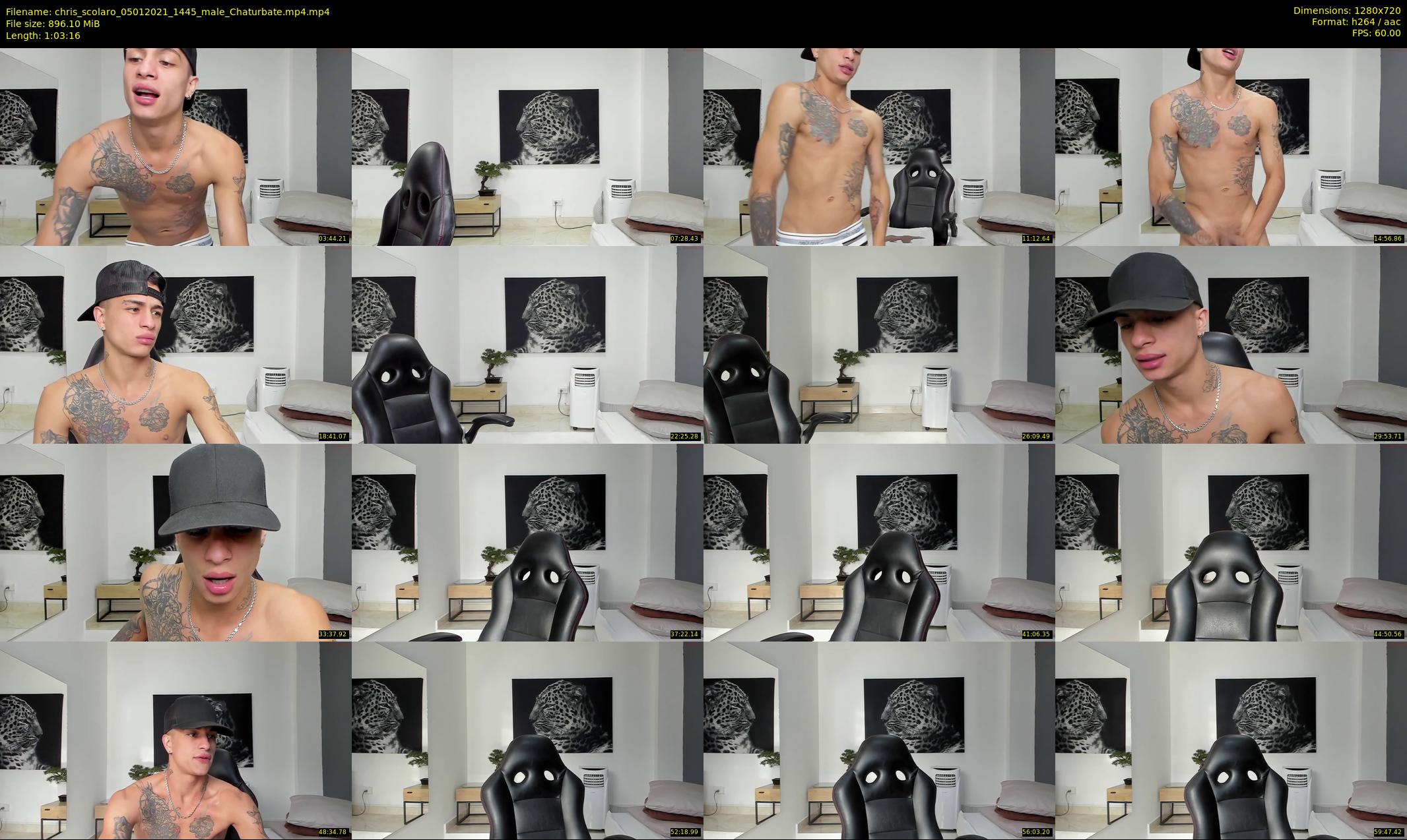 chris_scolaro — 64 minute Chaturbate male cam show recording, 720p, Jan 5, 2021