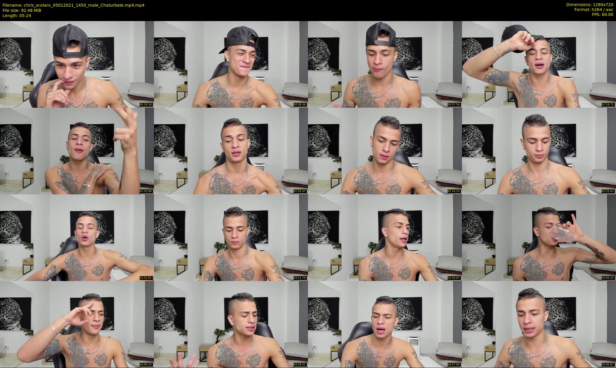 chris_scolaro — 6 minute Chaturbate male cam show recording, 720p, Jan 5, 2021