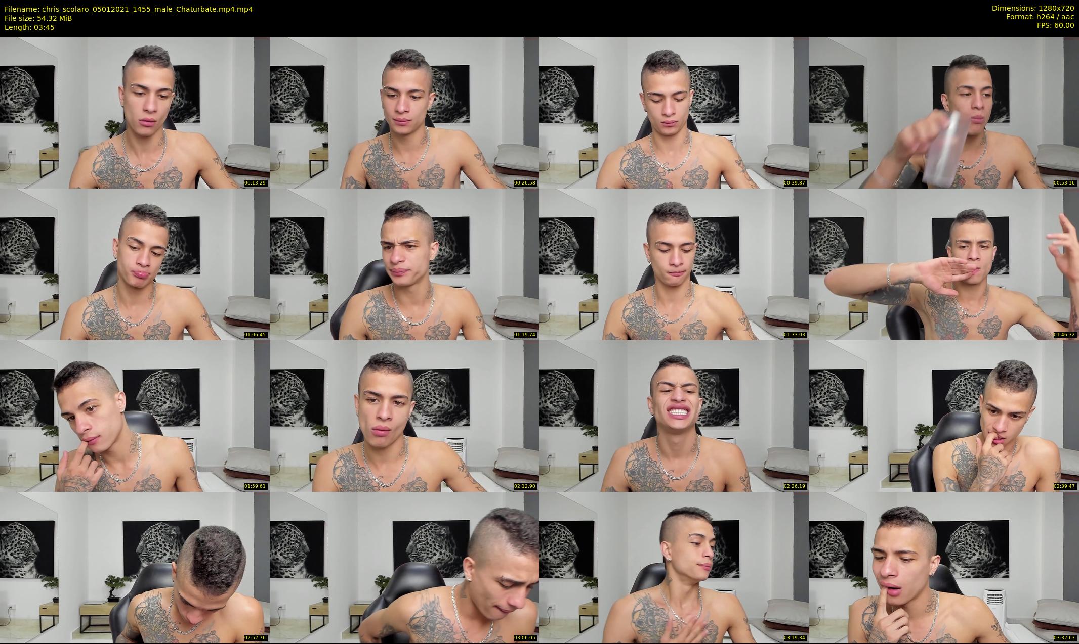 chris_scolaro — 4 minute Chaturbate male cam show recording, 720p, Jan 5, 2021