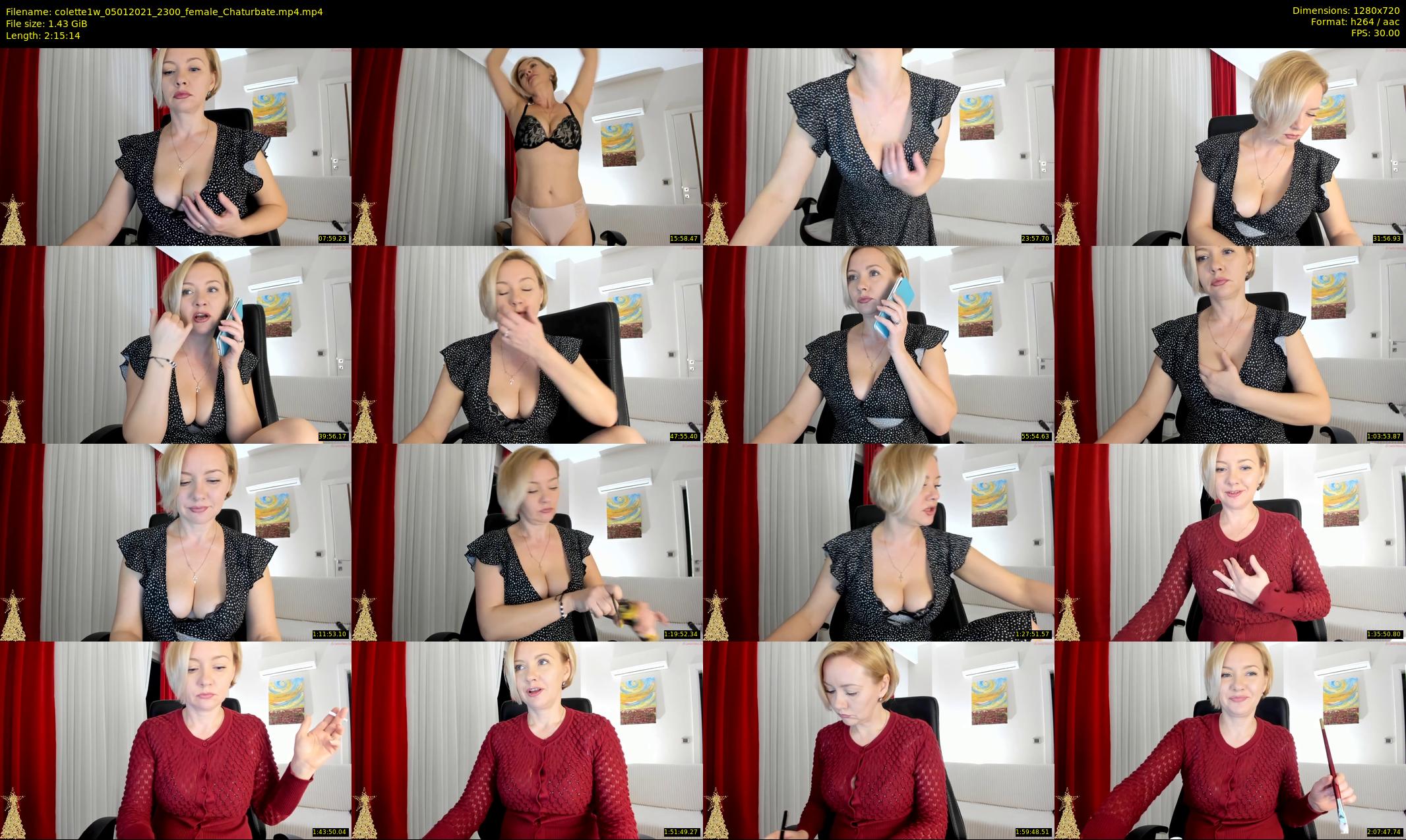 colette1w — 136 minute Chaturbate female cam show recording, 720p, Jan 5, 2021