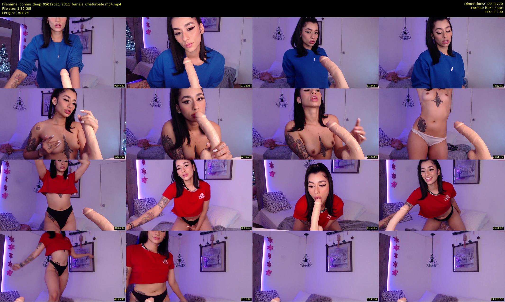 connie_deep — 65 minute Chaturbate female cam show recording, 720p, Jan 5, 2021