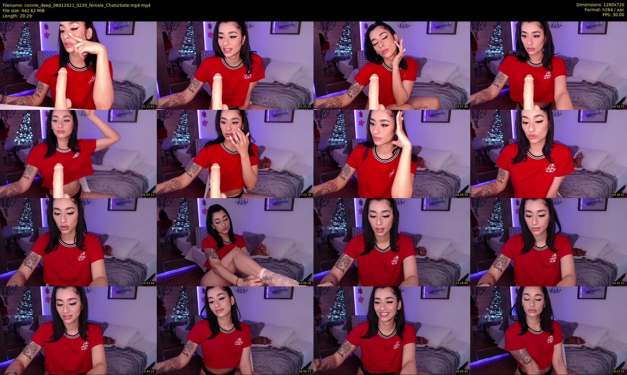 connie_deep — 21 minute Chaturbate female cam show recording, 720p, Jan 6, 2021
