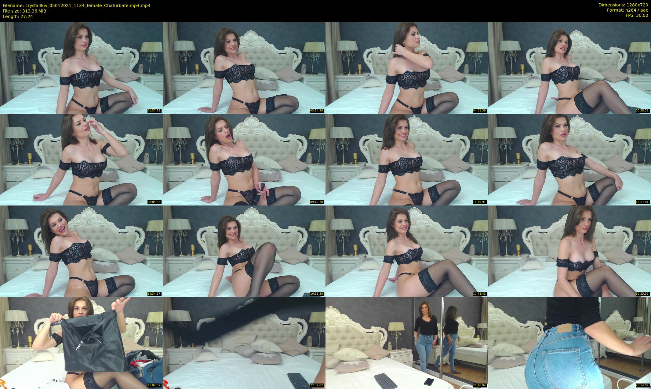 crystallluv — 28 minute Chaturbate female cam show recording, 720p, Jan 5, 2021