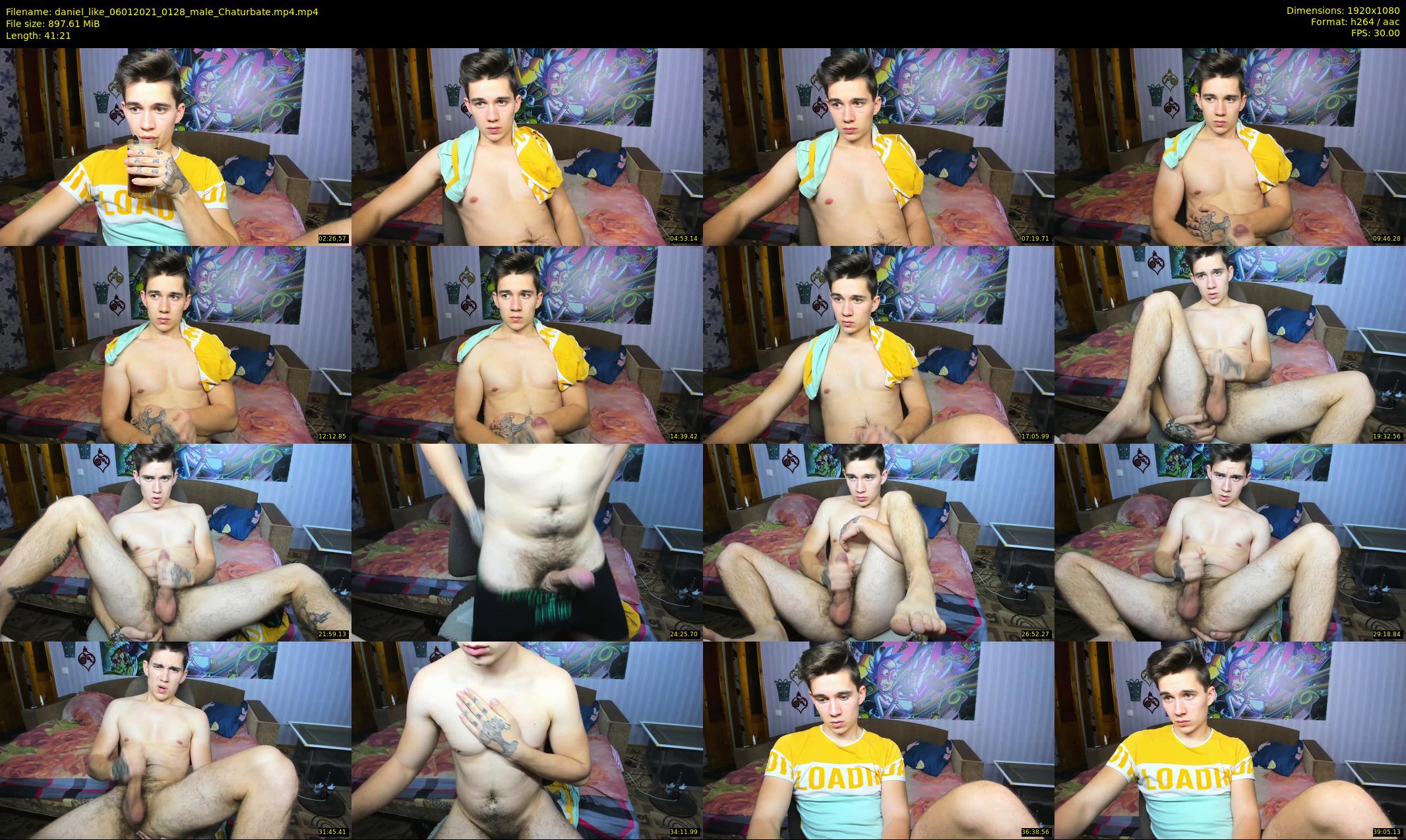 daniel_like — 42 minute Chaturbate male cam show recording, 1080p, Jan 6, 2021