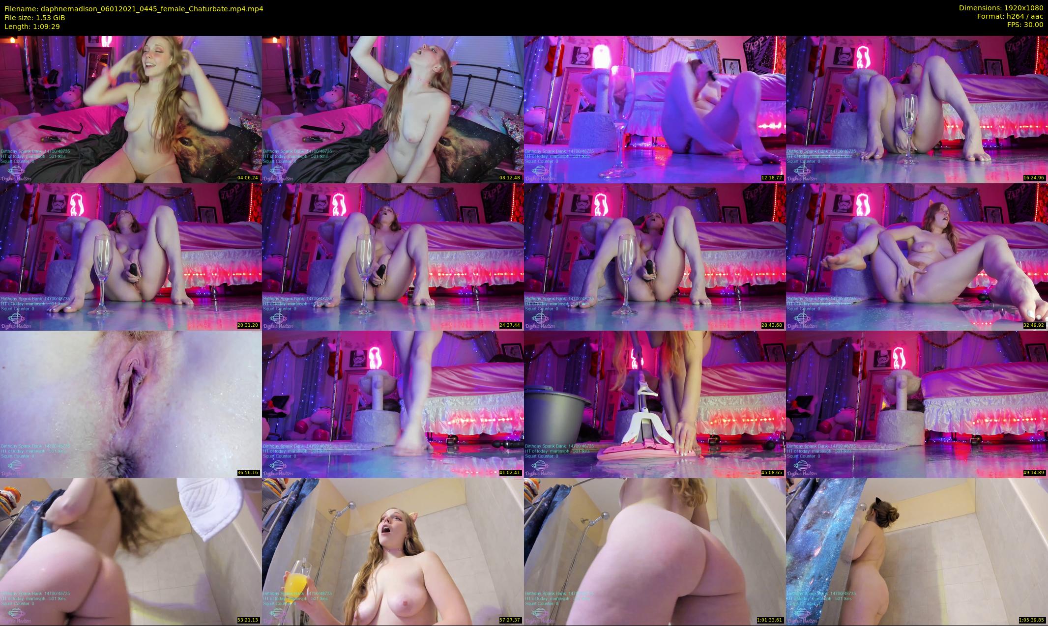 daphnemadison — 70 minute Chaturbate couple cam show recording, 1080p, Jan 6, 2021