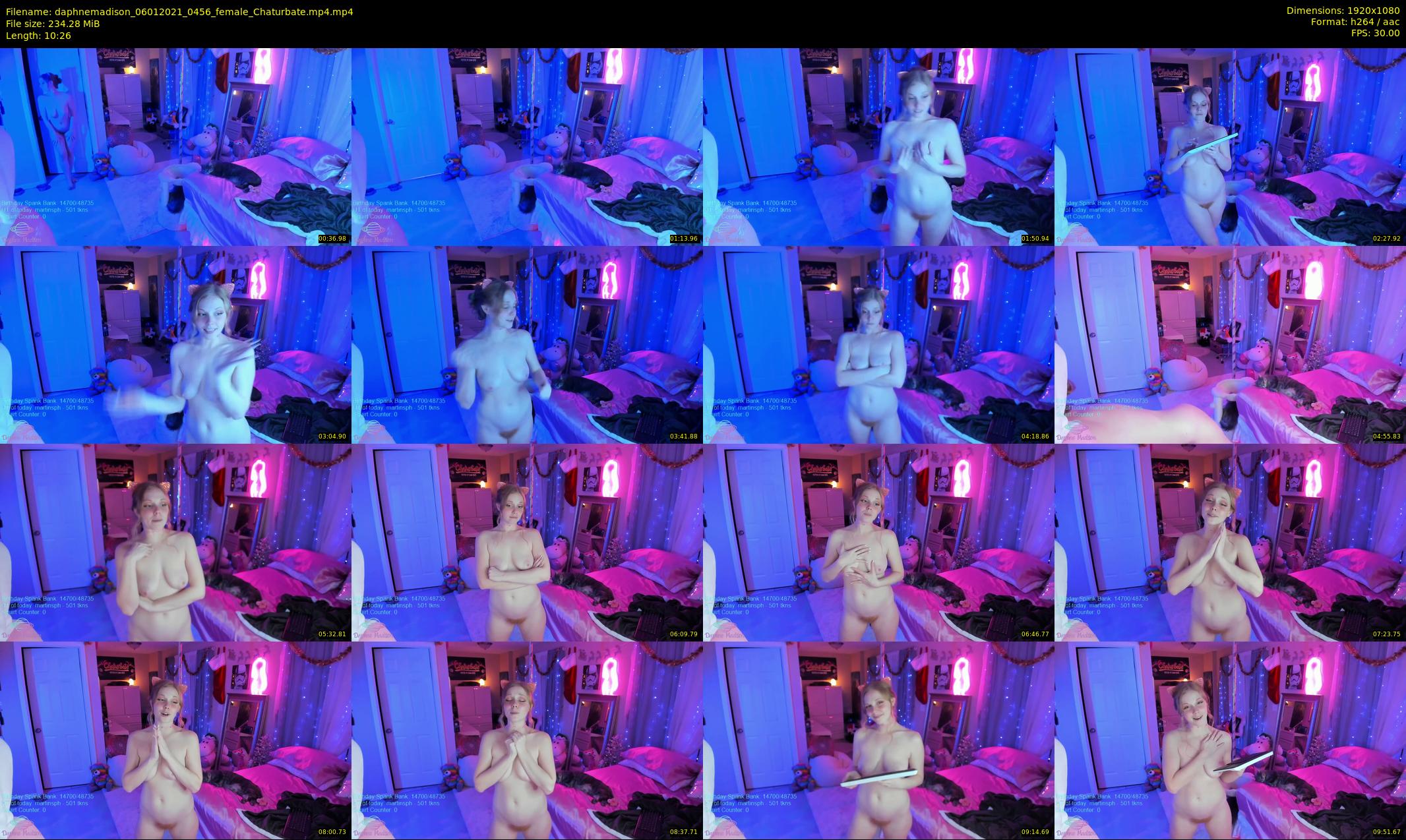 daphnemadison — 11 minute Chaturbate couple cam show recording, 1080p, Jan 6, 2021