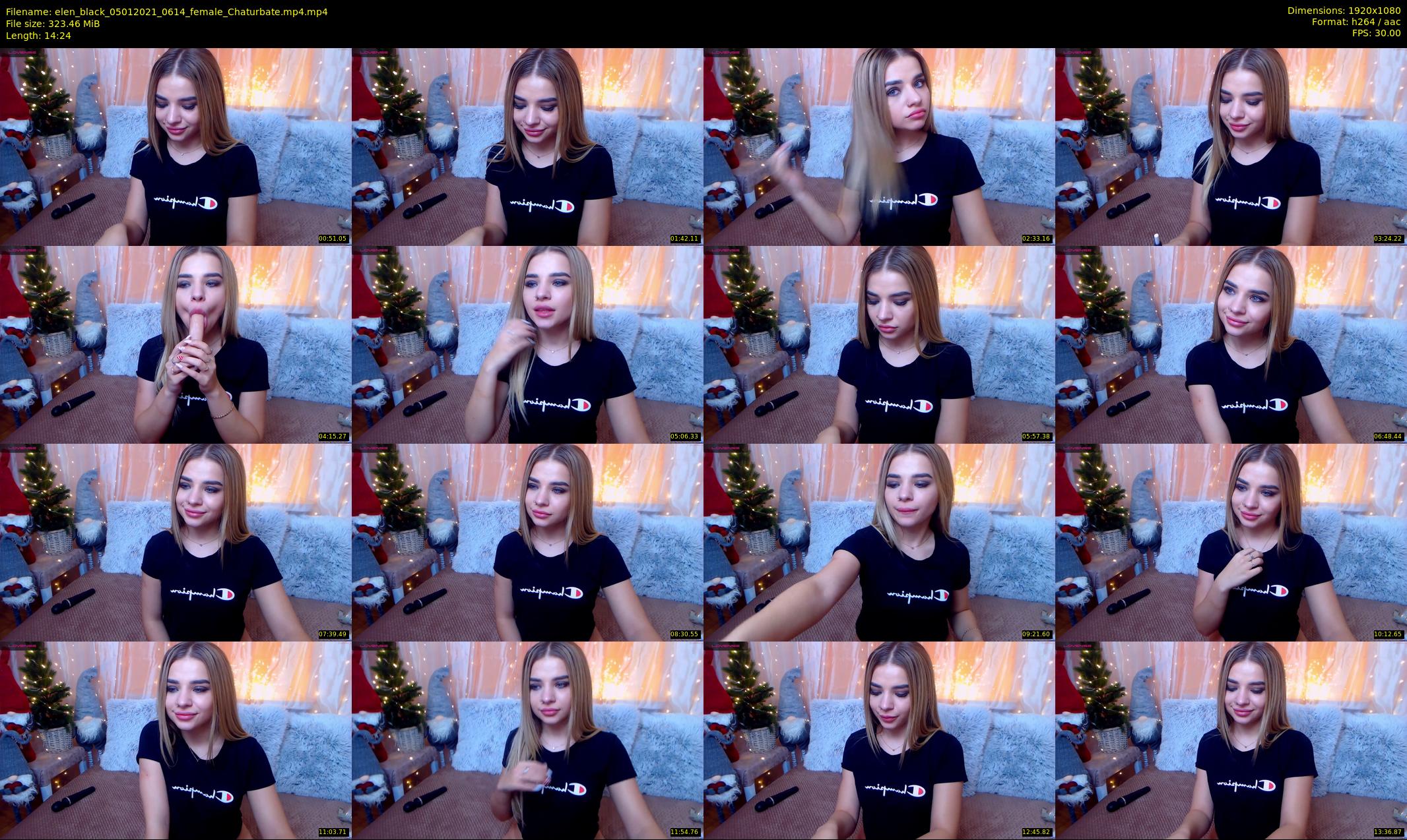 elen_black — 15 minute Chaturbate female cam show recording, 1080p, Jan 5, 2021