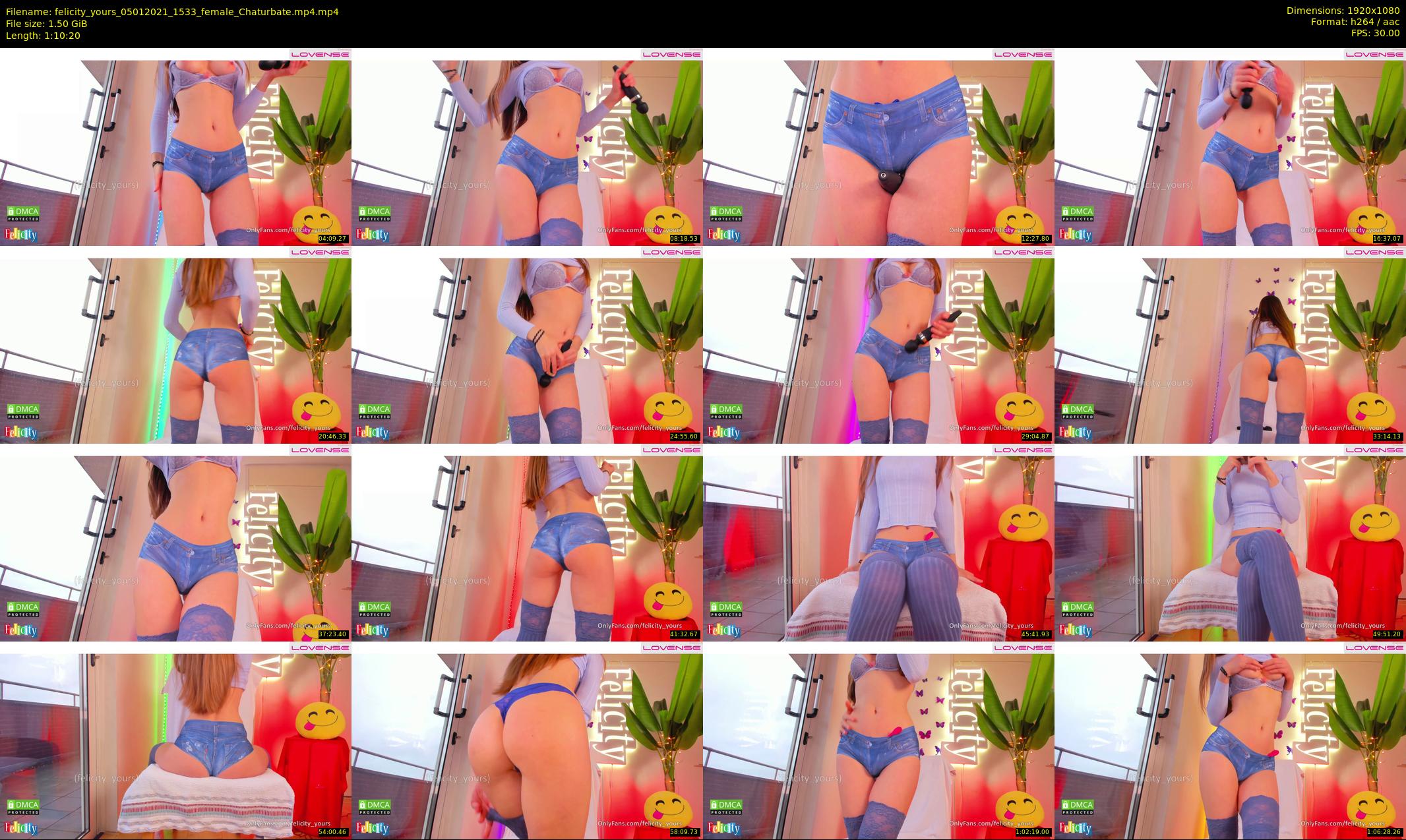 felicity_yours — 71 minute Chaturbate female cam show recording, 1080p, Jan 5, 2021