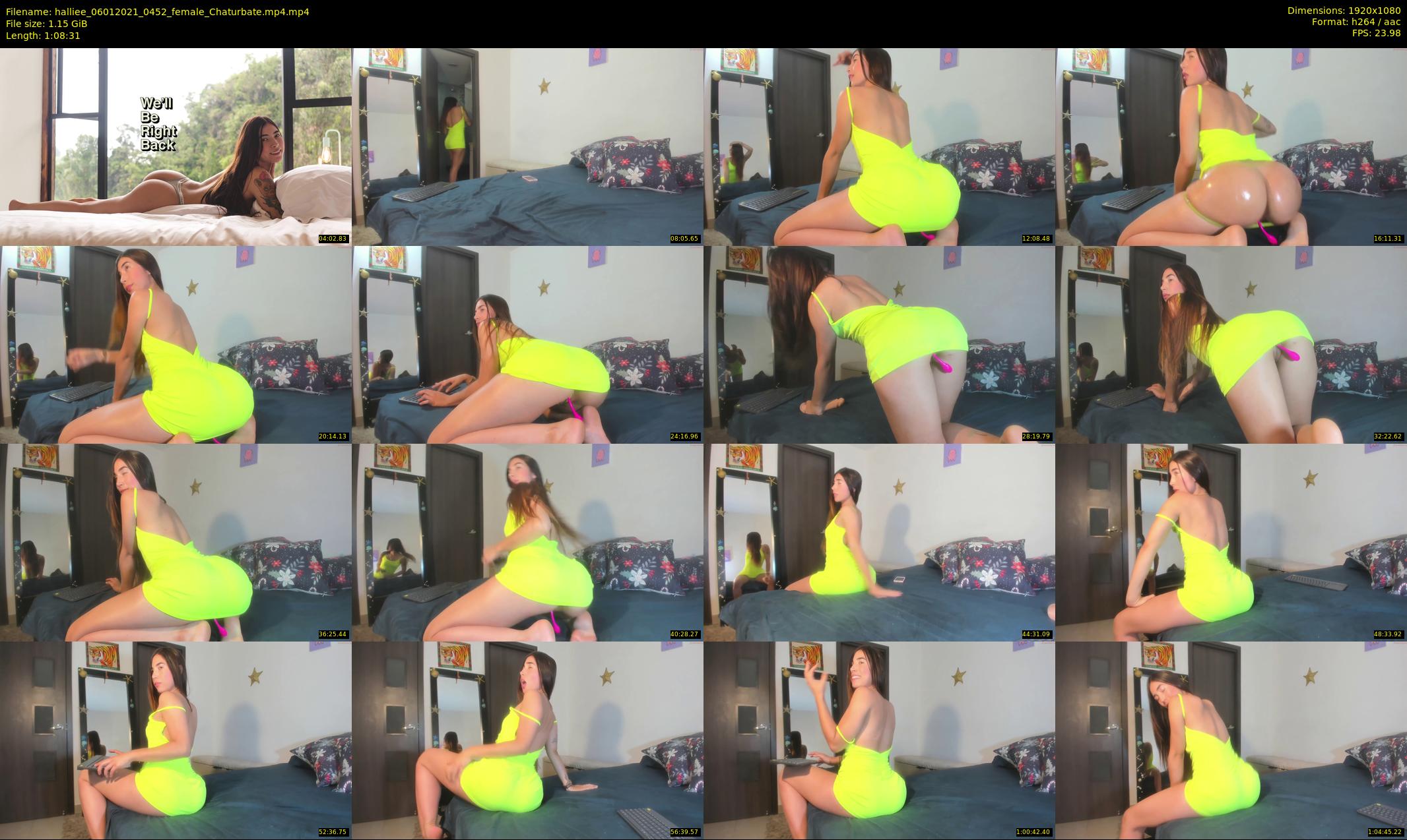 halliee — 69 minute Chaturbate couple cam show recording, 1080p, Jan 6, 2021