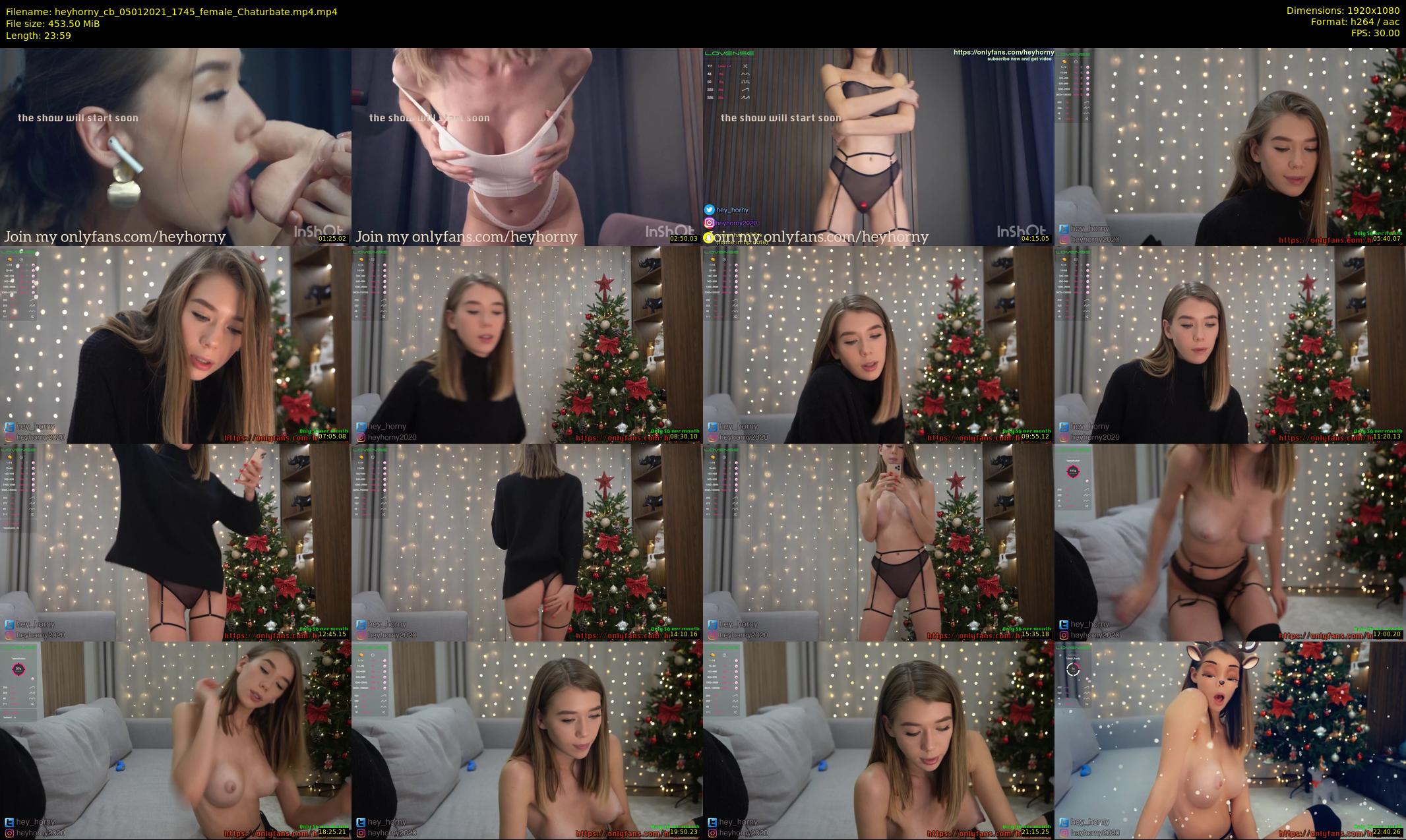heyhorny_cb — 24 minute Chaturbate couple cam show recording, 1080p, Jan 5, 2021