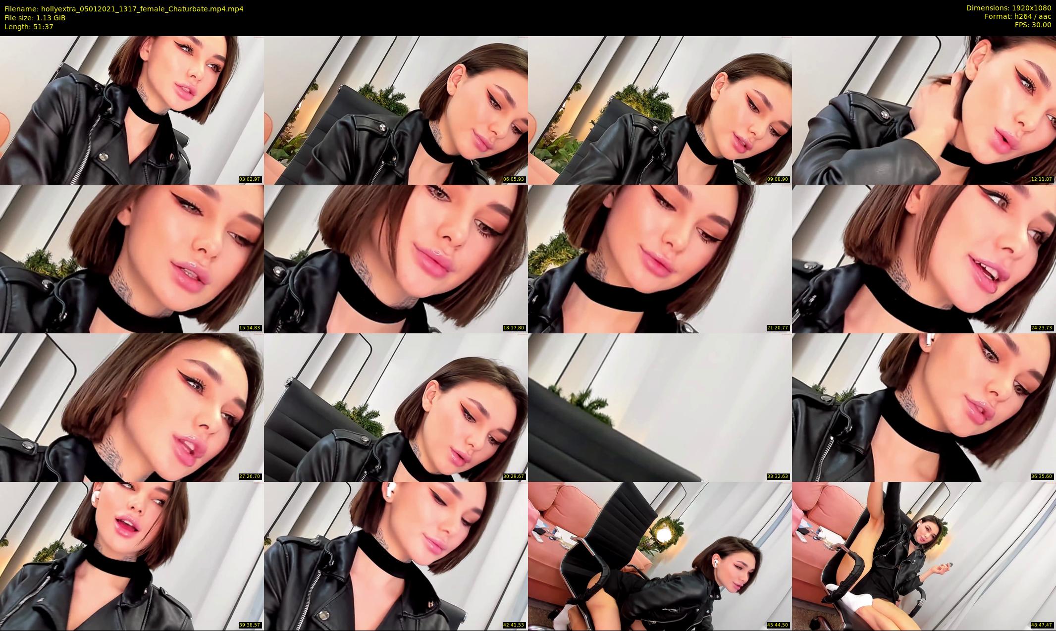 hollyextra — 52 minute Chaturbate female cam show recording, 1080p, Jan 5, 2021