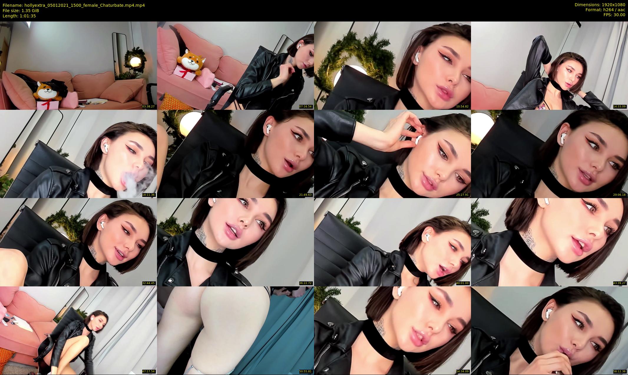 hollyextra — 62 minute Chaturbate female cam show recording, 1080p, Jan 5, 2021
