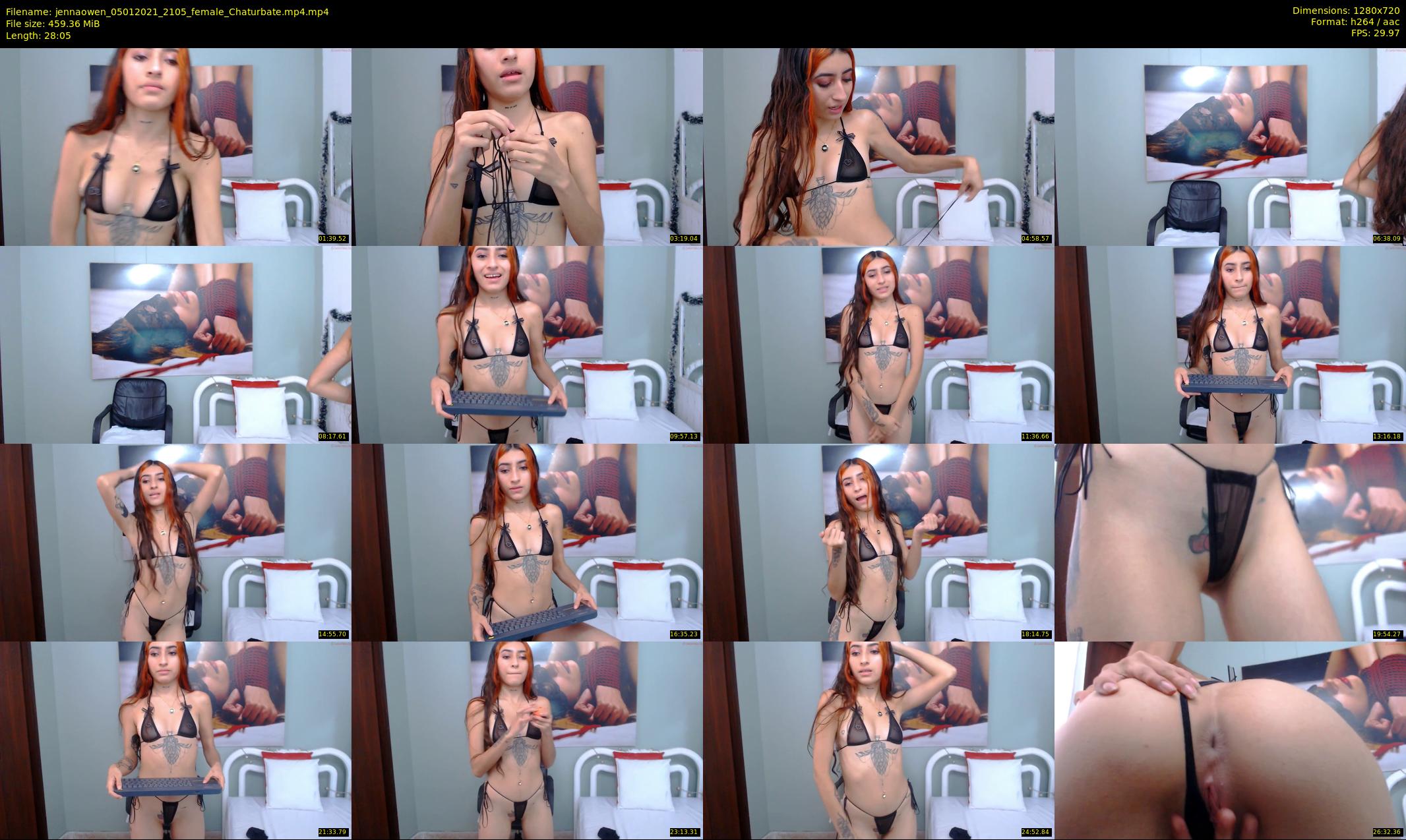 jennaowen — 29 minute Chaturbate female cam show recording, 720p, Jan 5, 2021
