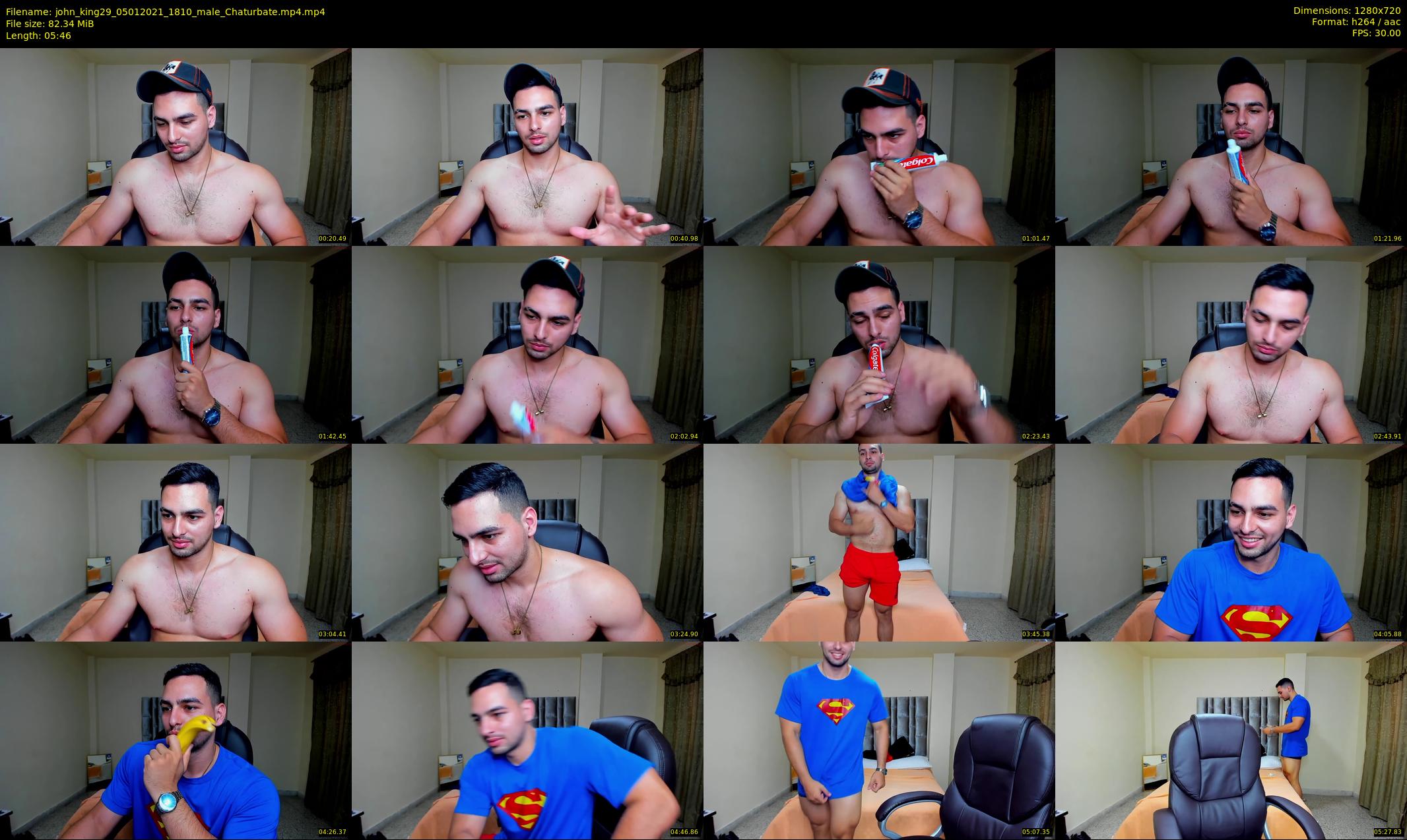 john_king29 — 6 minute Chaturbate male cam show recording, 720p, Jan 5, 2021