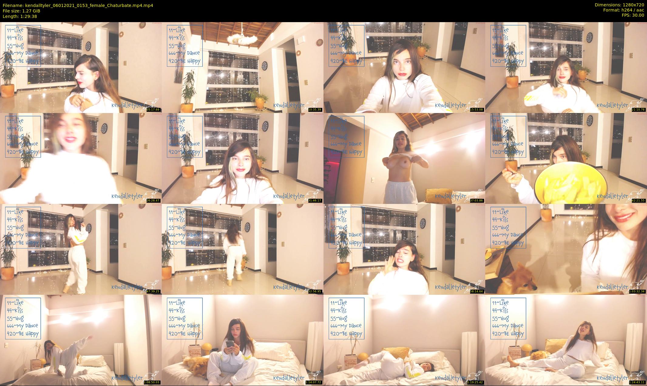 kendalltyler — 90 minute Chaturbate female cam show recording, 720p, Jan 6, 2021