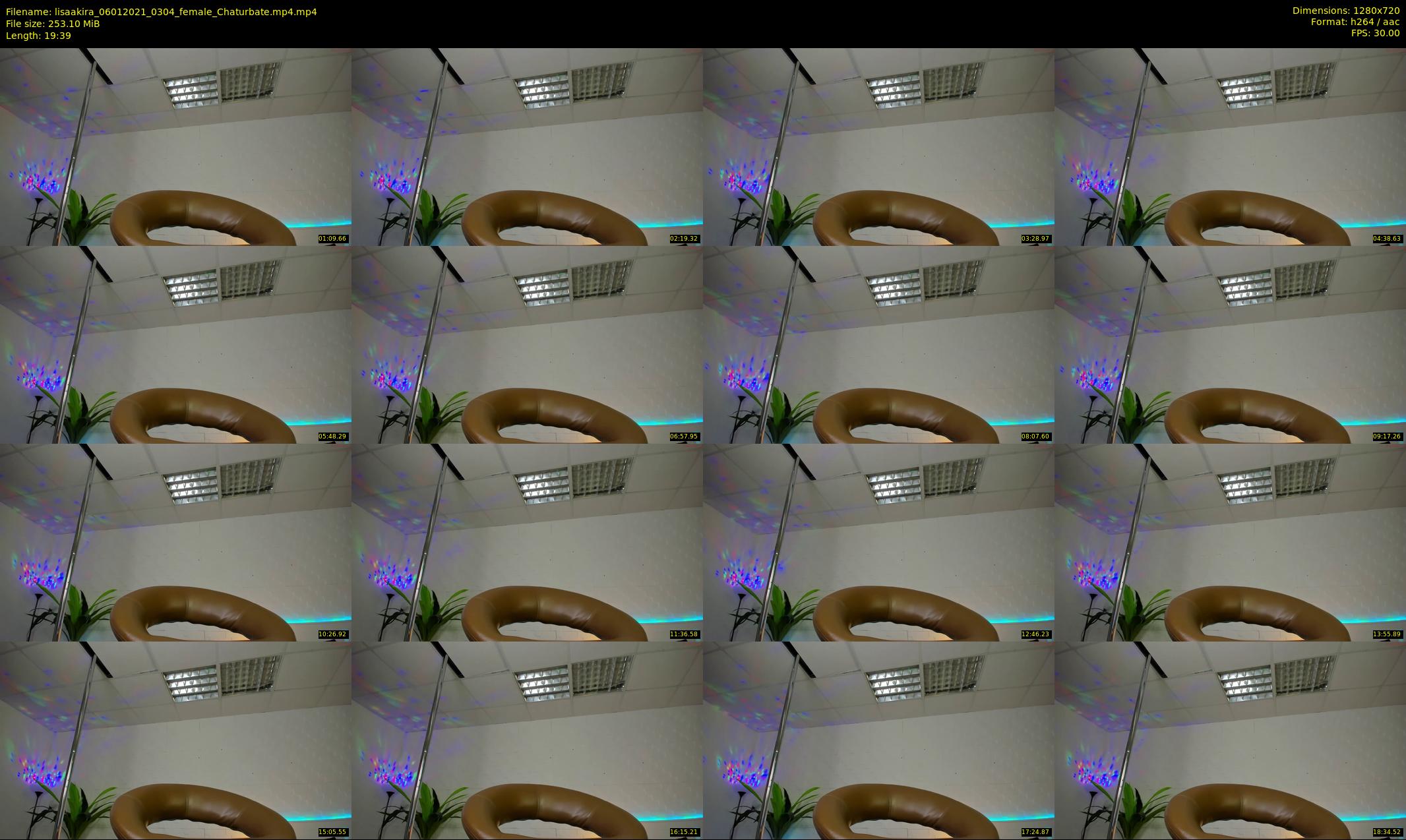 lisaakira — 20 minute Chaturbate female cam show recording, 720p, Jan 6, 2021