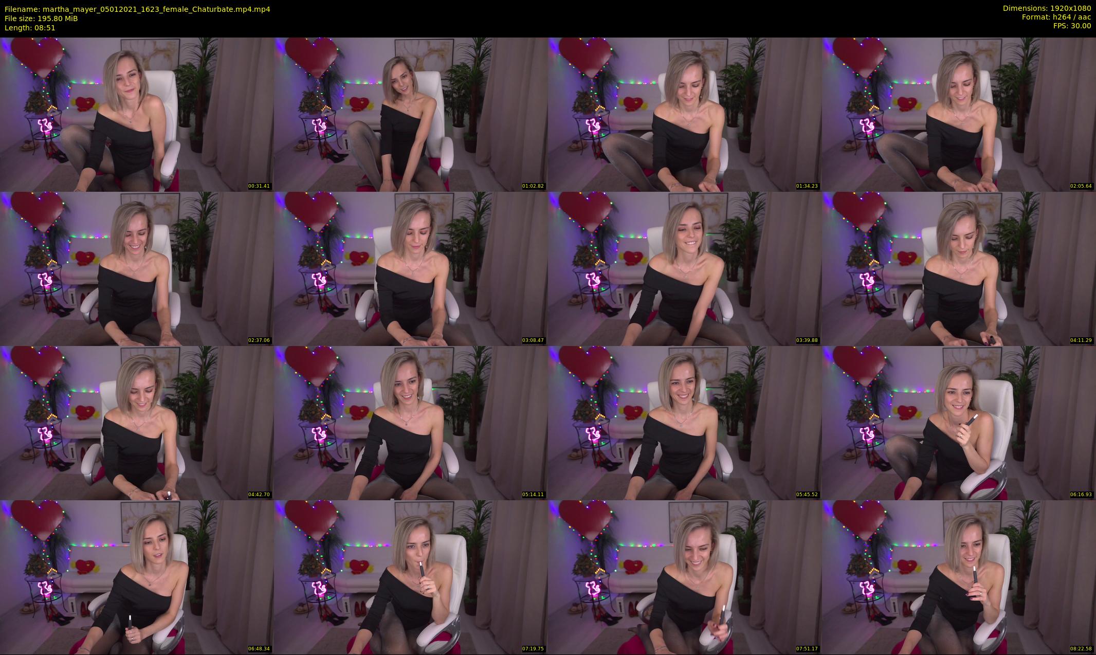 martha_mayer — 9 minute Chaturbate female cam show recording, 1080p, Jan 5, 2021
