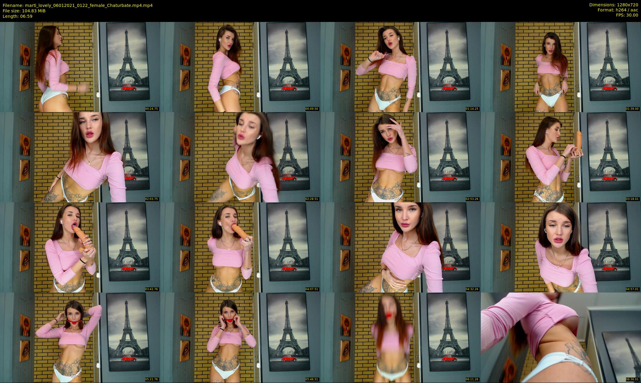 marti_lovely — 7 minute Chaturbate female cam show recording, 720p, Jan 6, 2021