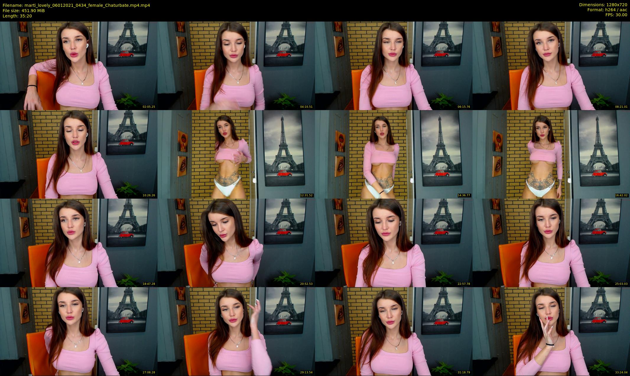 marti_lovely — 36 minute Chaturbate female cam show recording, 720p, Jan 6, 2021