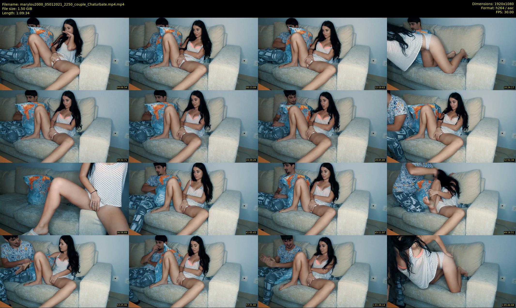 marylou2000 — 70 minute Chaturbate couple cam show recording, 1080p, Jan 5, 2021
