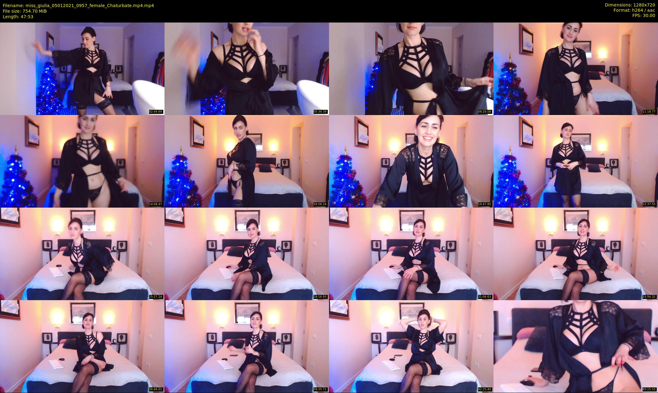 miss_giulia — 48 minute Chaturbate female cam show recording, 720p, Jan 5, 2021