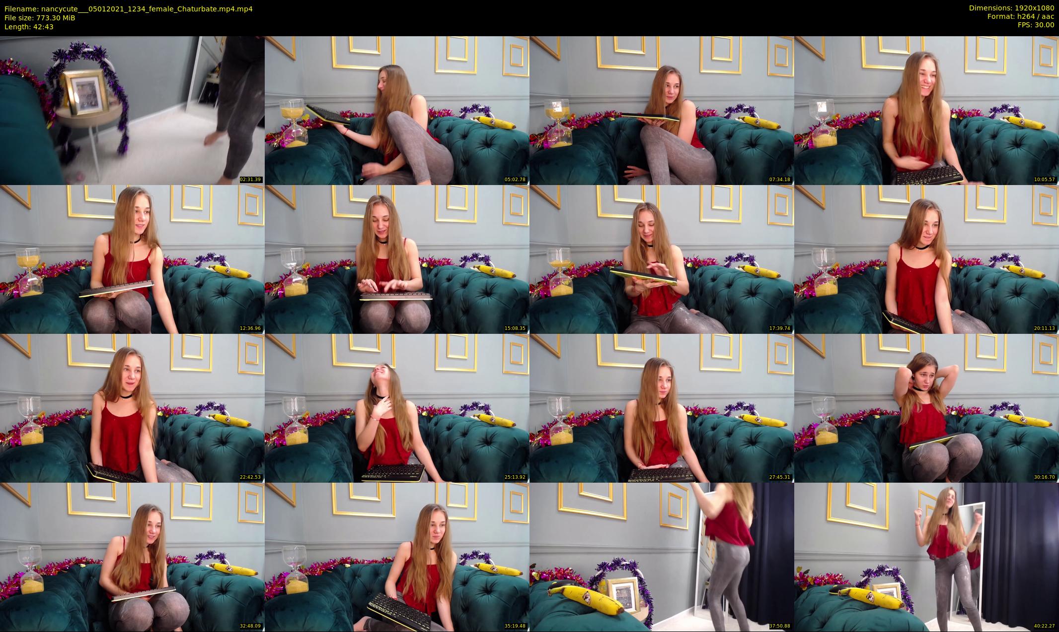 nancycute__ — 43 minute Chaturbate female cam show recording, 1080p, Jan 5, 2021
