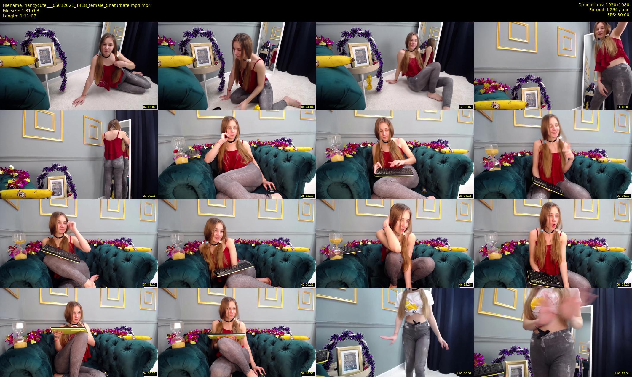nancycute__ — 72 minute Chaturbate female cam show recording, 1080p, Jan 5, 2021