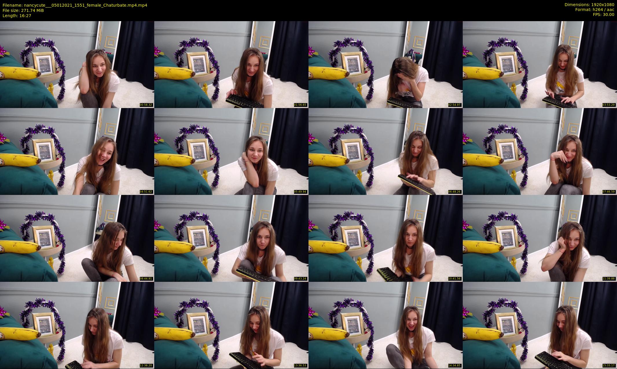 nancycute__ — 17 minute Chaturbate female cam show recording, 1080p, Jan 5, 2021