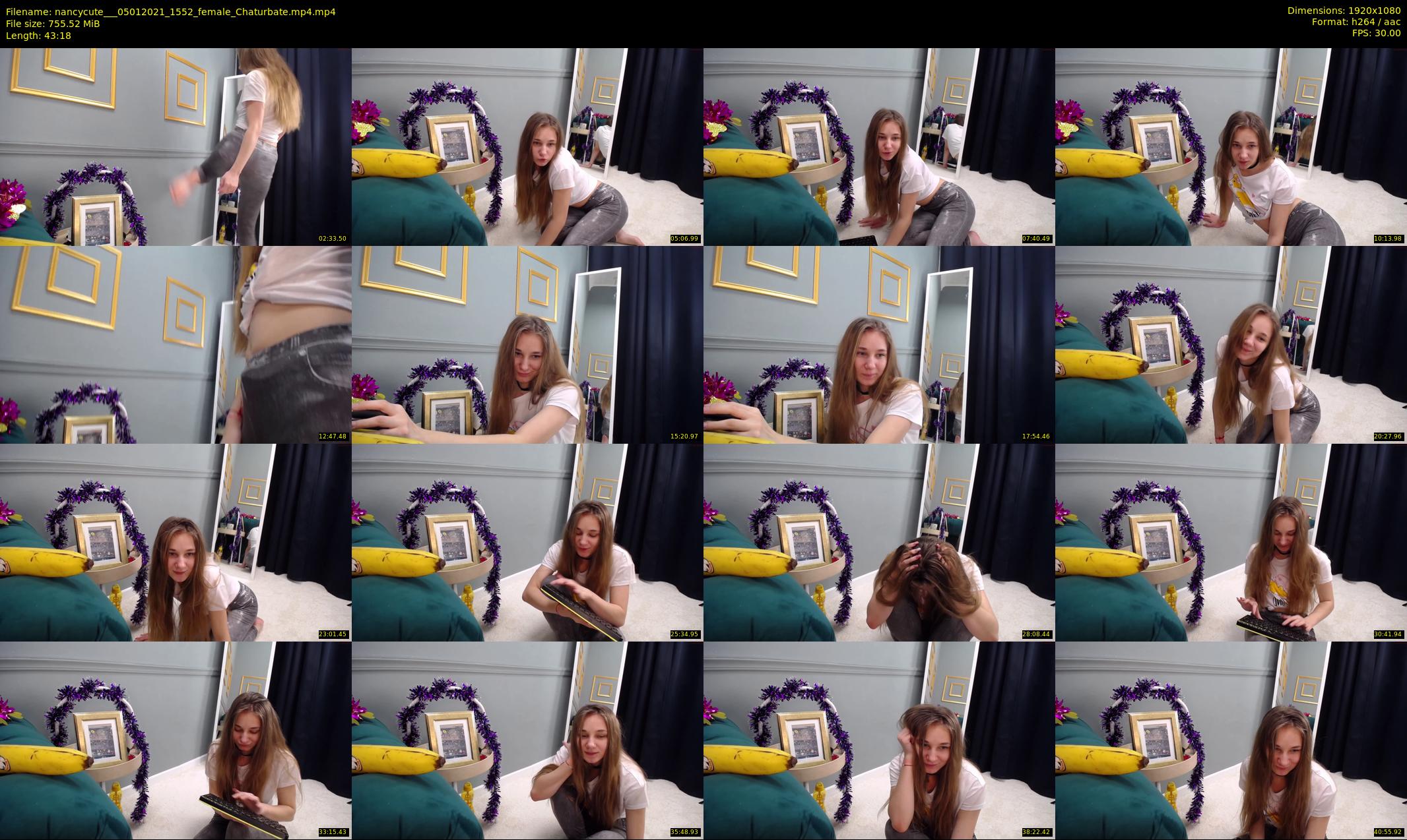 nancycute__ — 44 minute Chaturbate female cam show recording, 1080p, Jan 5, 2021