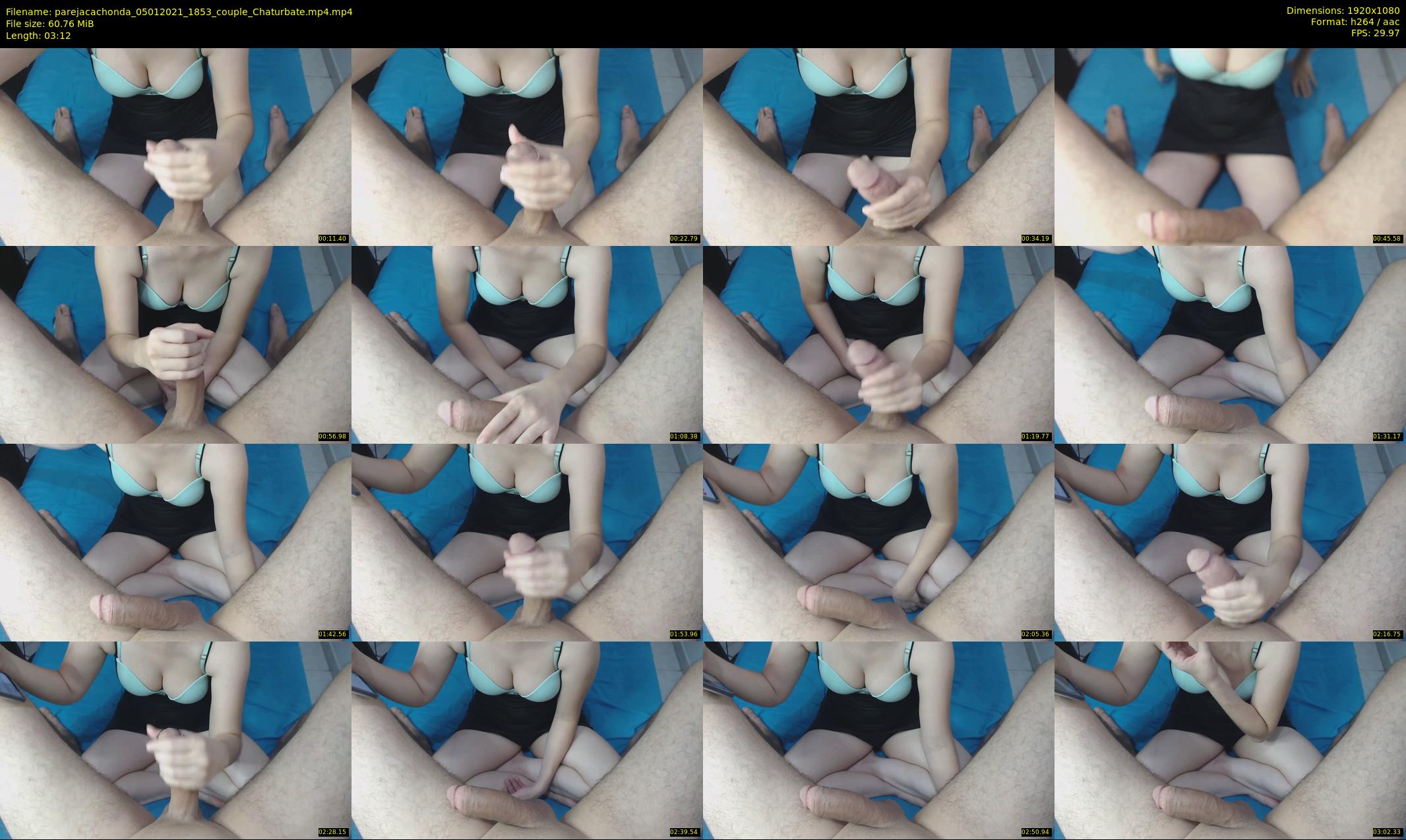 parejacachonda — 4 minute Chaturbate couple cam show recording, 1080p, Jan 5, 2021