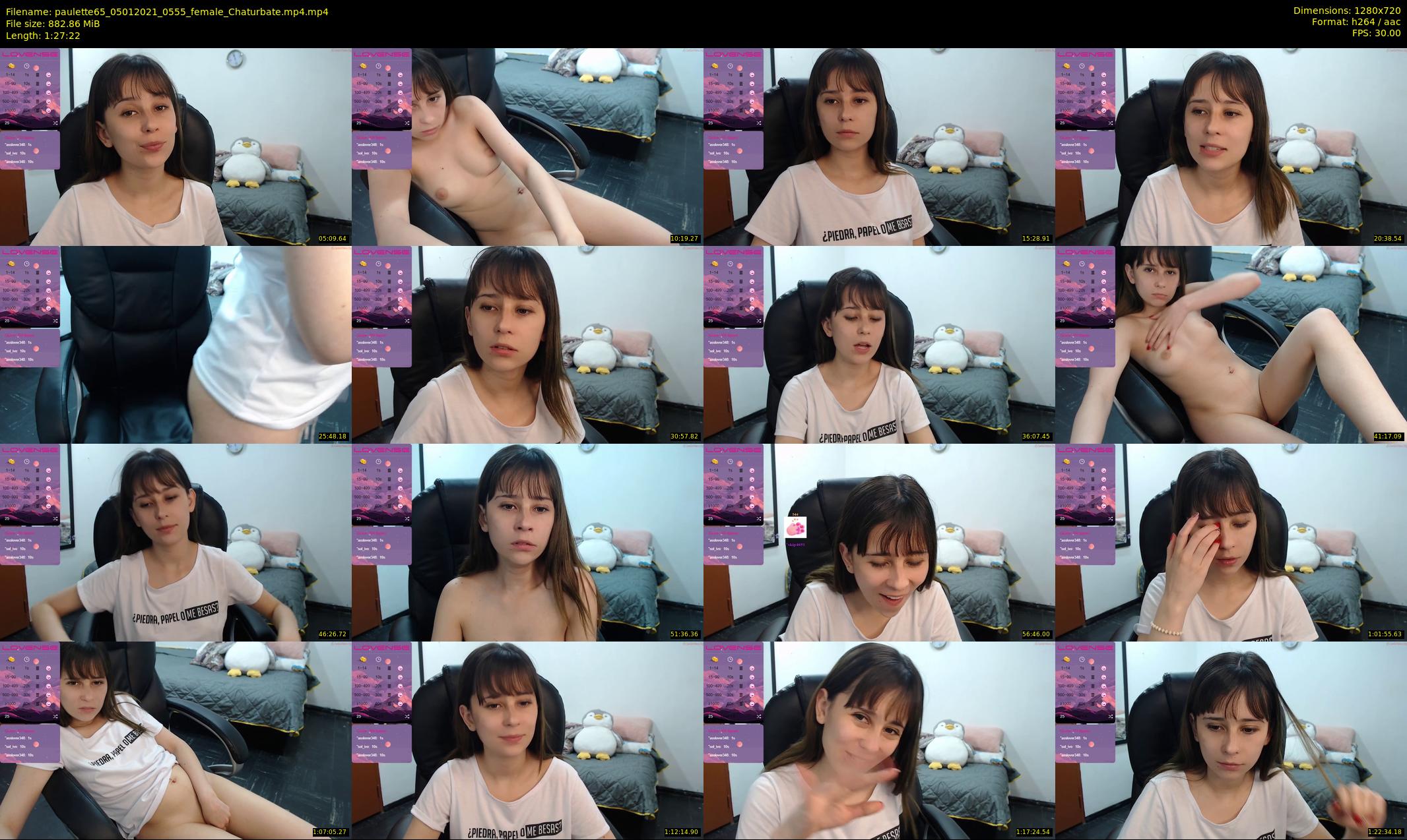 paulette65 — 88 minute Chaturbate female cam show recording, 720p, Jan 5, 2021