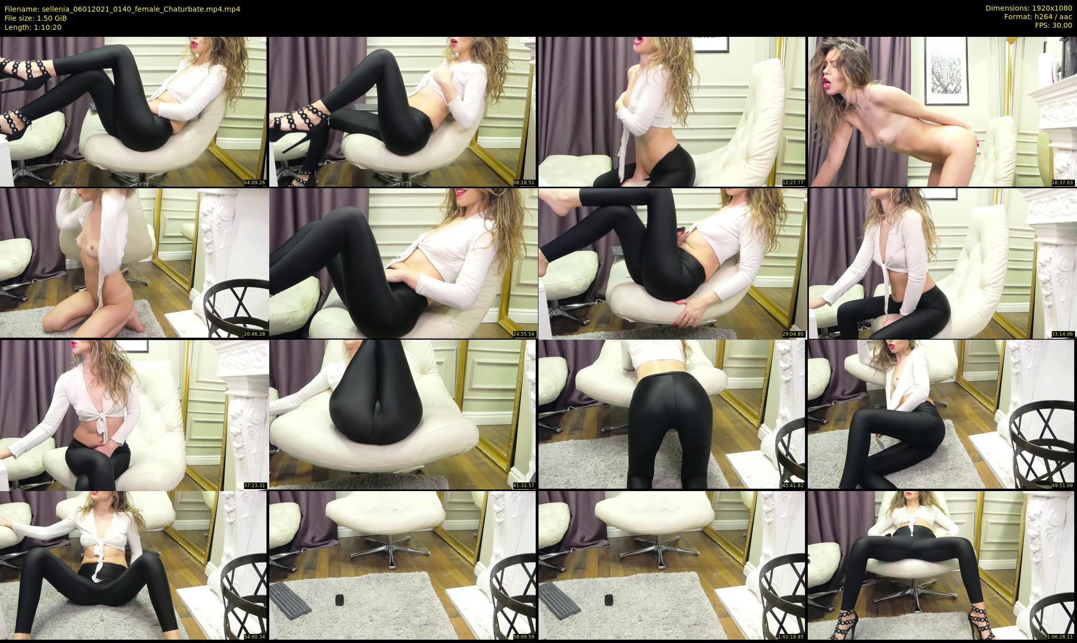 sellenia — 71 minute Chaturbate female cam show recording, 1080p, Jan 6, 2021