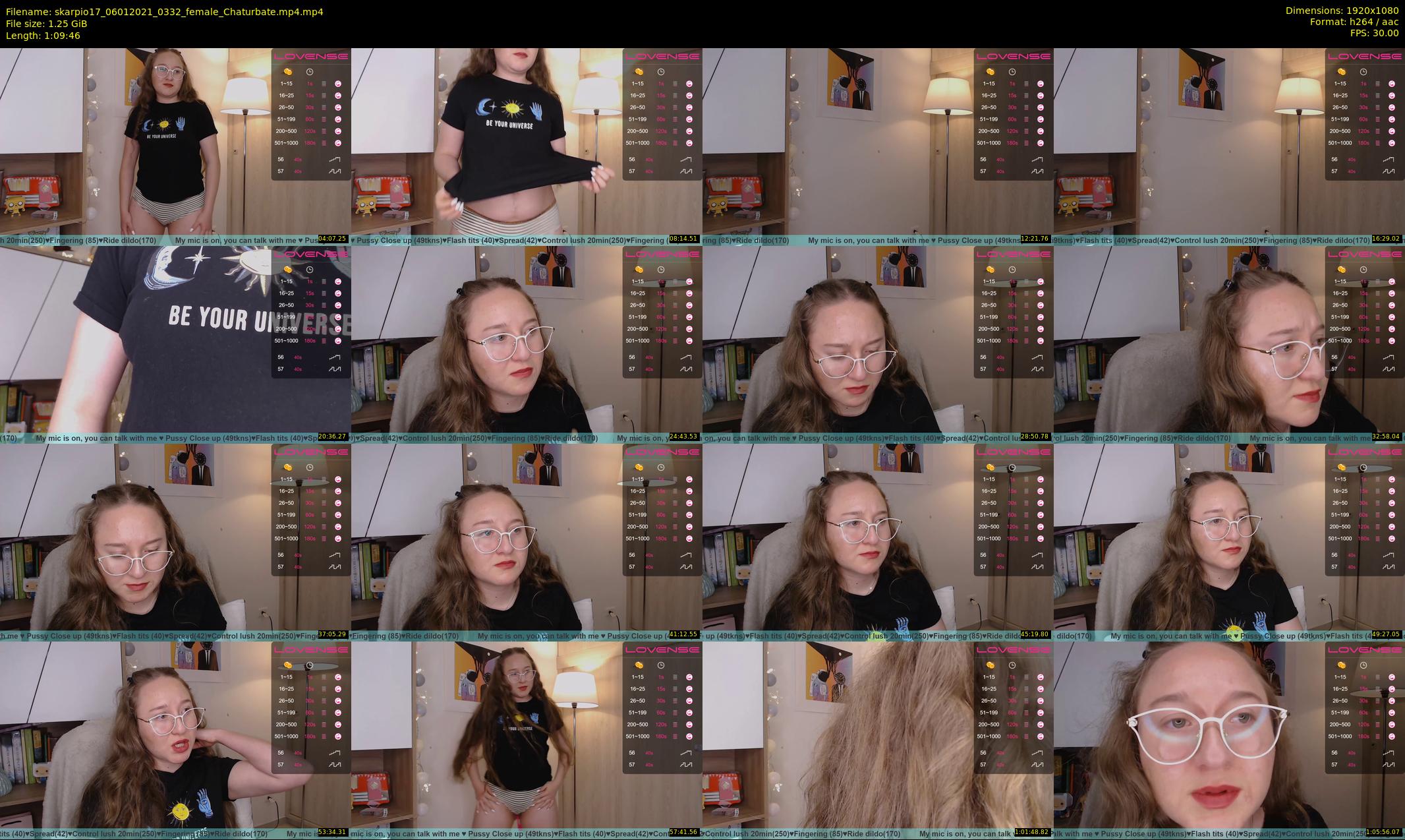 skarpio17 — 70 minute Chaturbate female cam show recording, 1080p, Jan 6, 2021