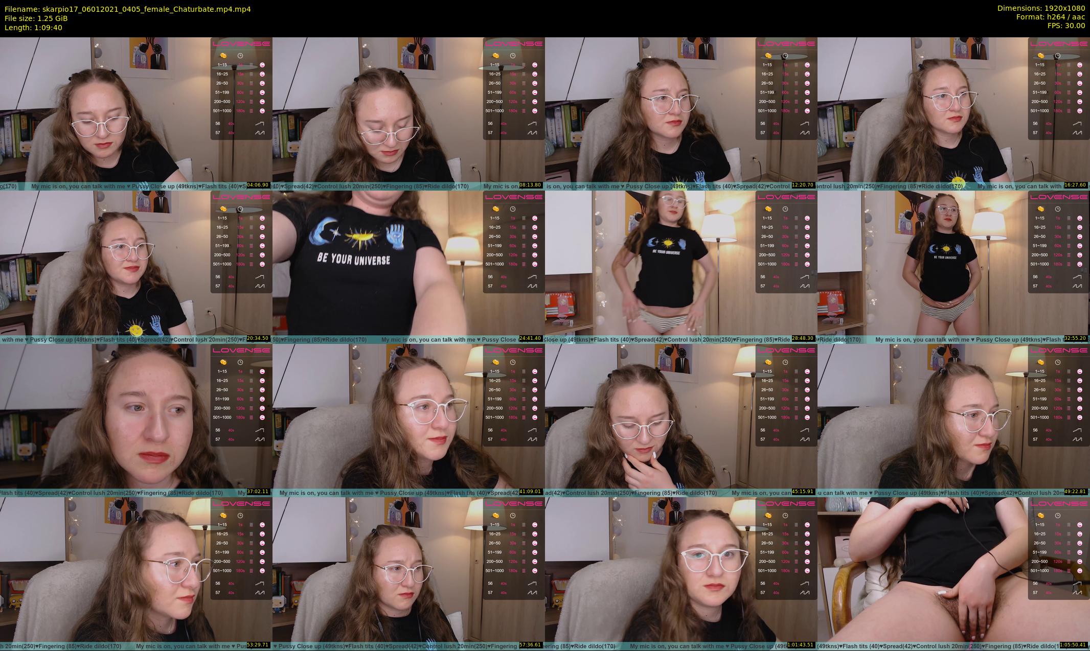 skarpio17 — 70 minute Chaturbate female cam show recording, 1080p, Jan 6, 2021