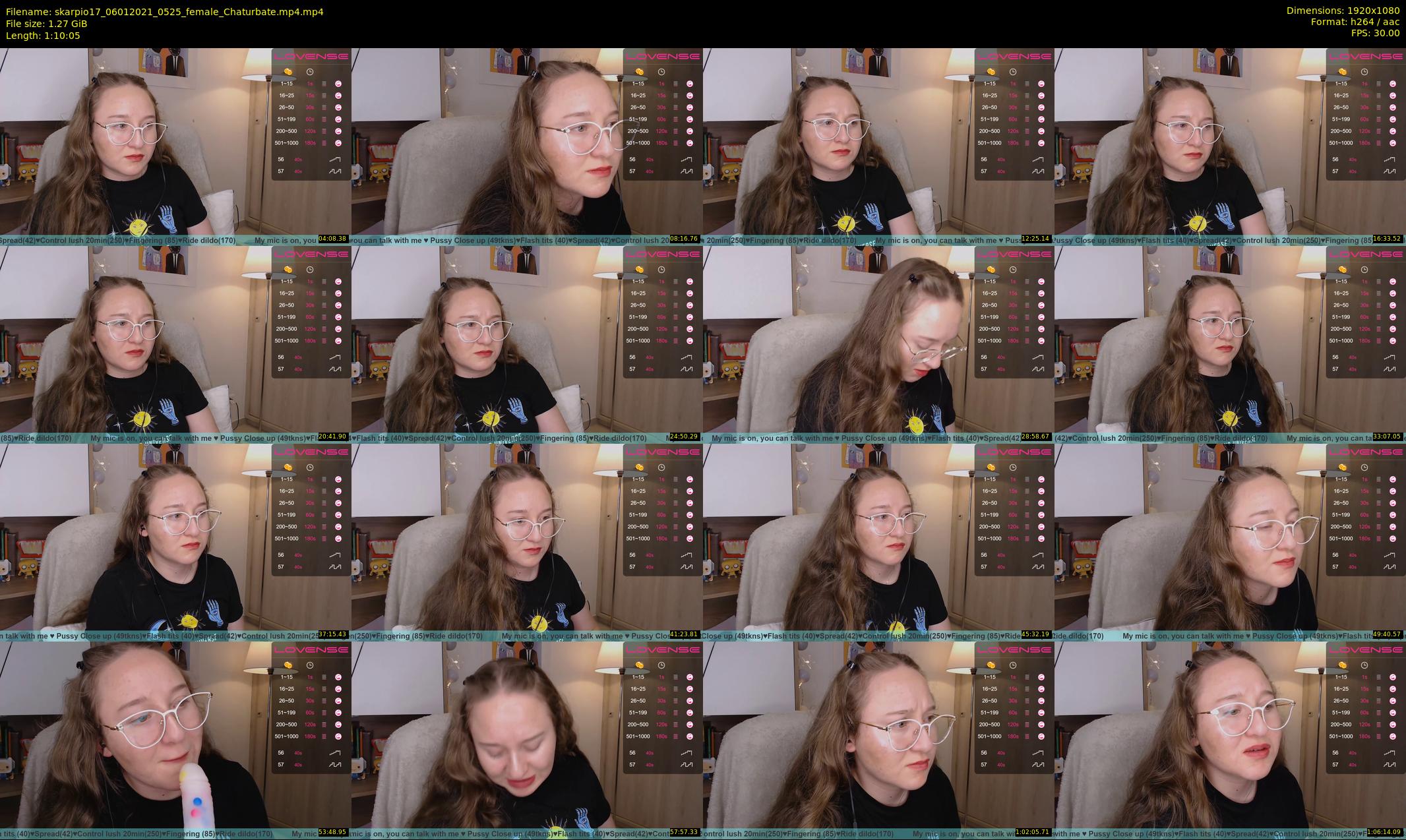 skarpio17 — 71 minute Chaturbate female cam show recording, 1080p, Jan 6, 2021
