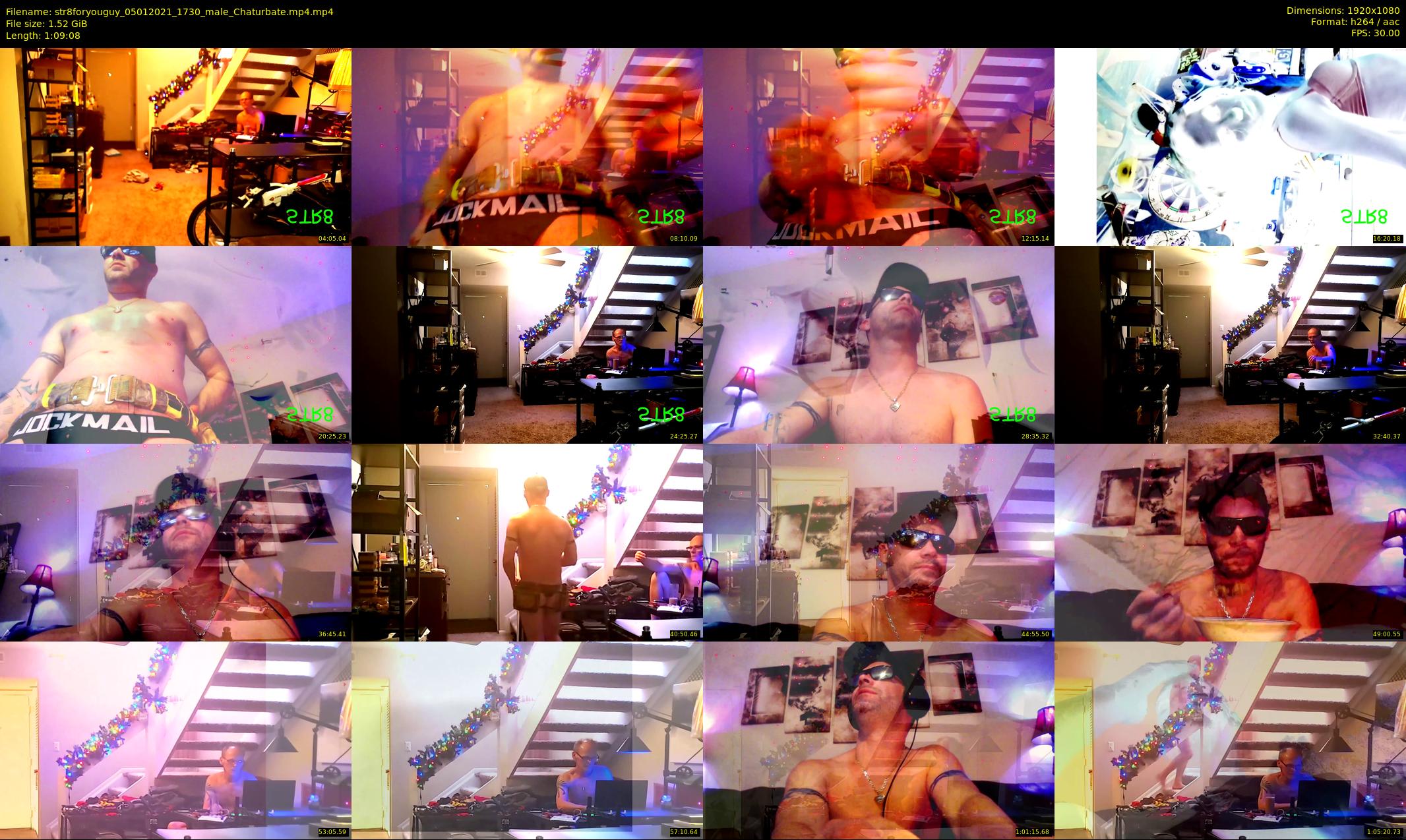 str8foryouguy — 70 minute Chaturbate male cam show recording, 1080p, Jan 5, 2021