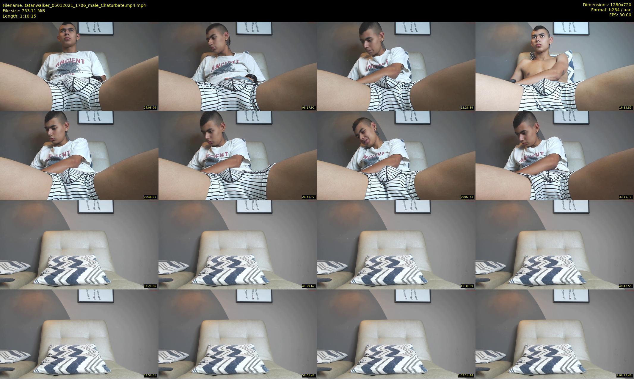 tatanwalker — 71 minute Chaturbate male cam show recording, 720p, Jan 5, 2021