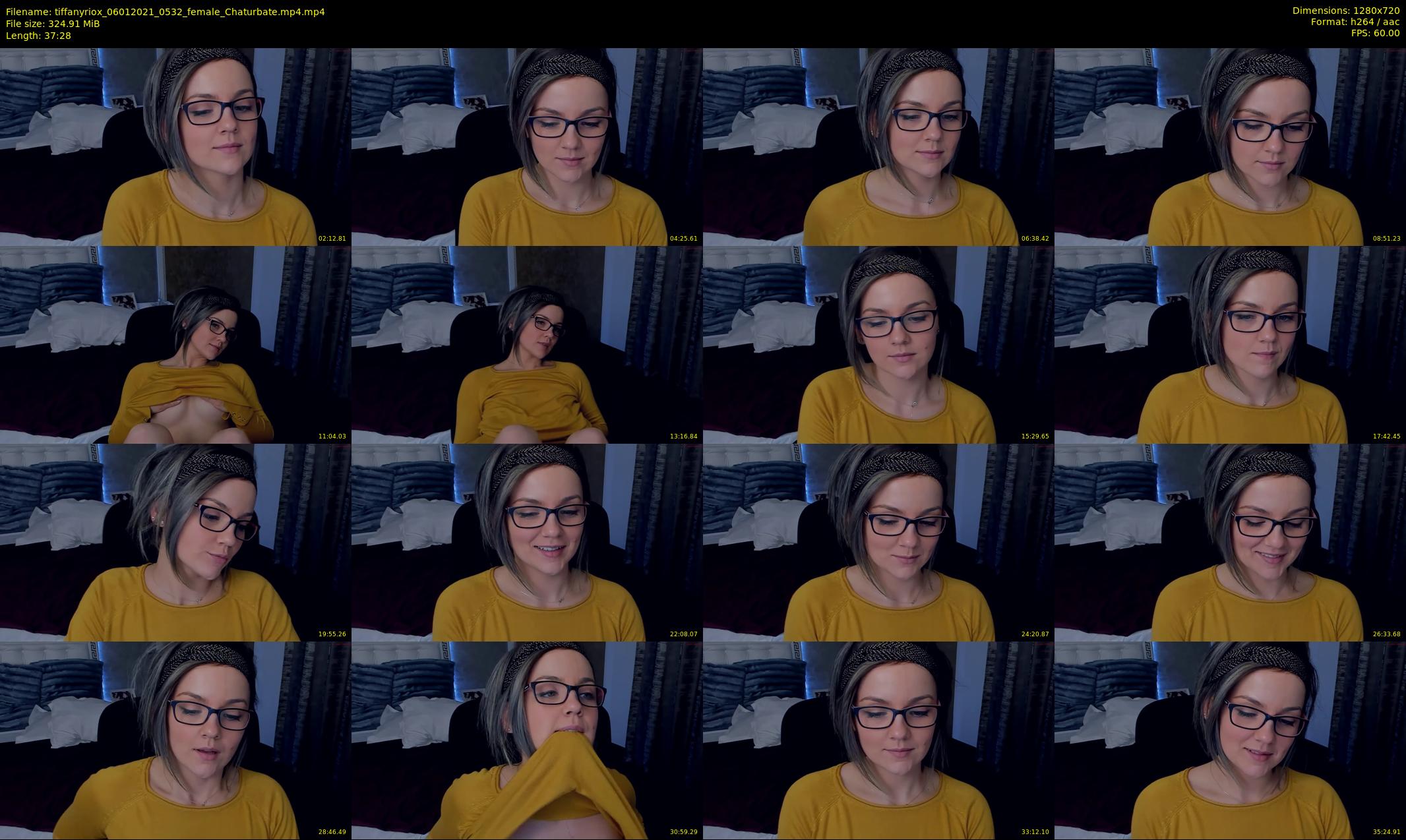 tiffanyriox — 38 minute Chaturbate female cam show recording, 720p, Jan 6, 2021