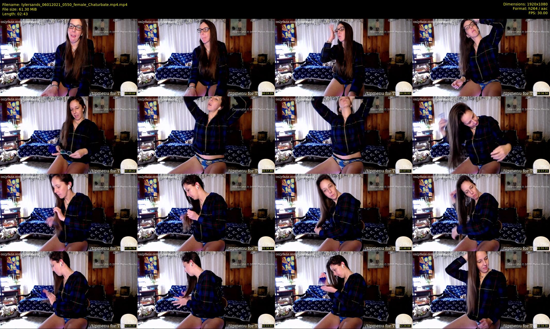 tylersands — 3 minute Chaturbate female cam show recording, 1080p, Jan 6, 2021