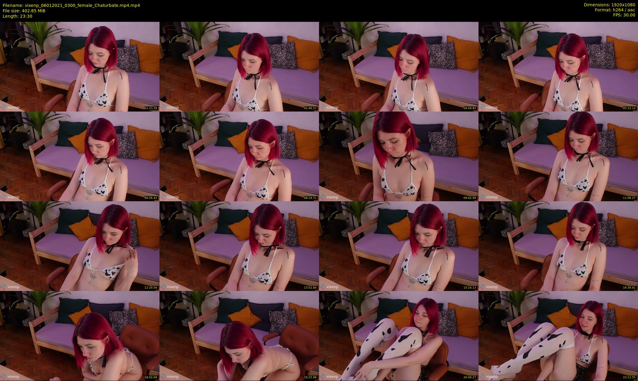 vixenp — 24 minute Chaturbate female cam show recording, 1080p, Jan 6, 2021