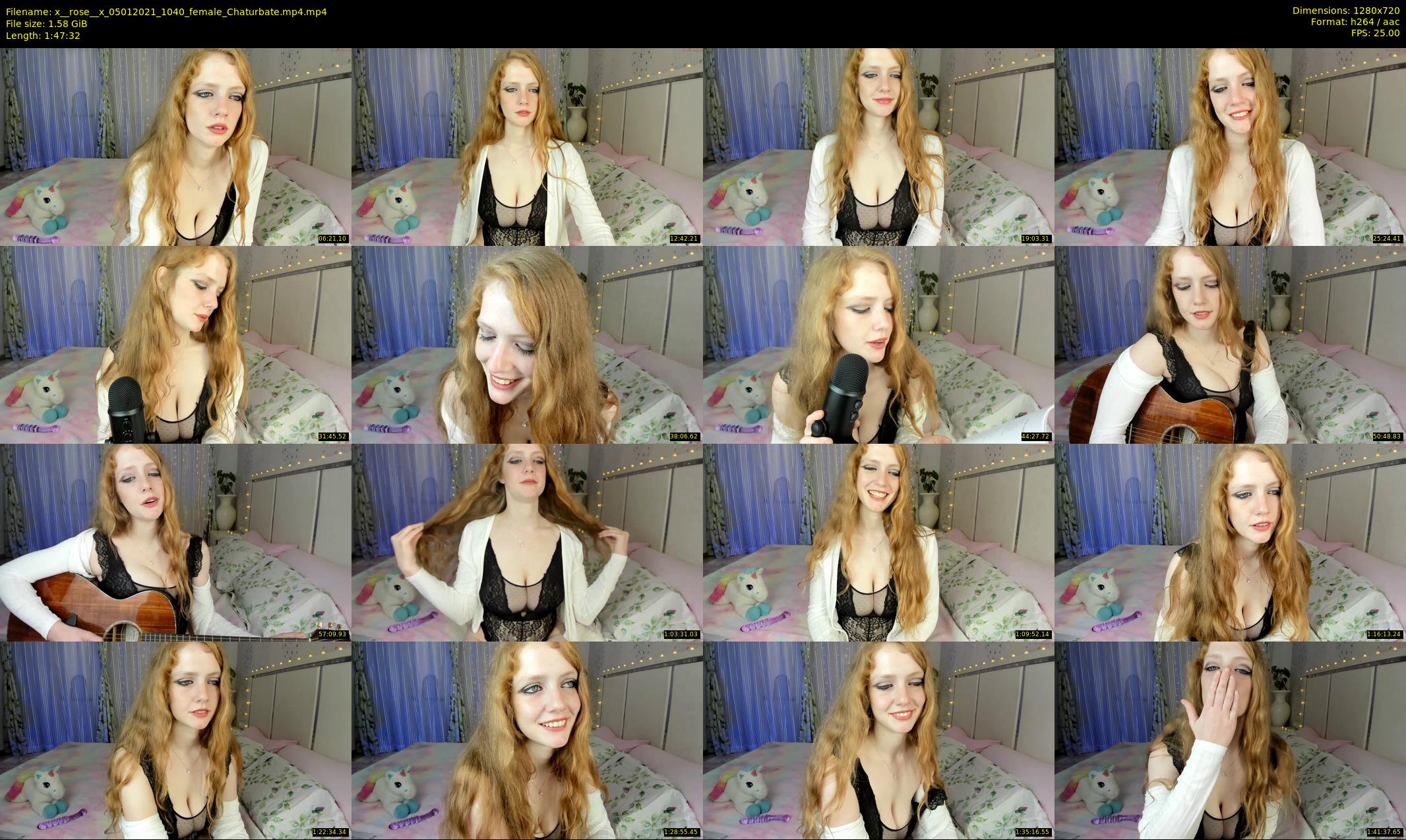 x__rose__x — 108 minute Chaturbate female cam show recording, 720p, Jan 5, 2021