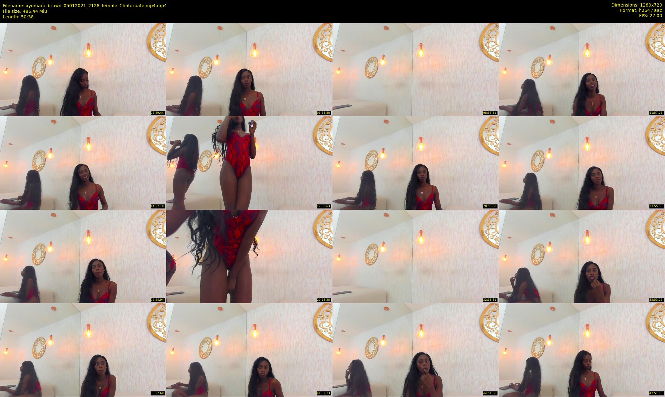 xyomara_brown — 51 minute Chaturbate female cam show recording, 720p, Jan 5, 2021