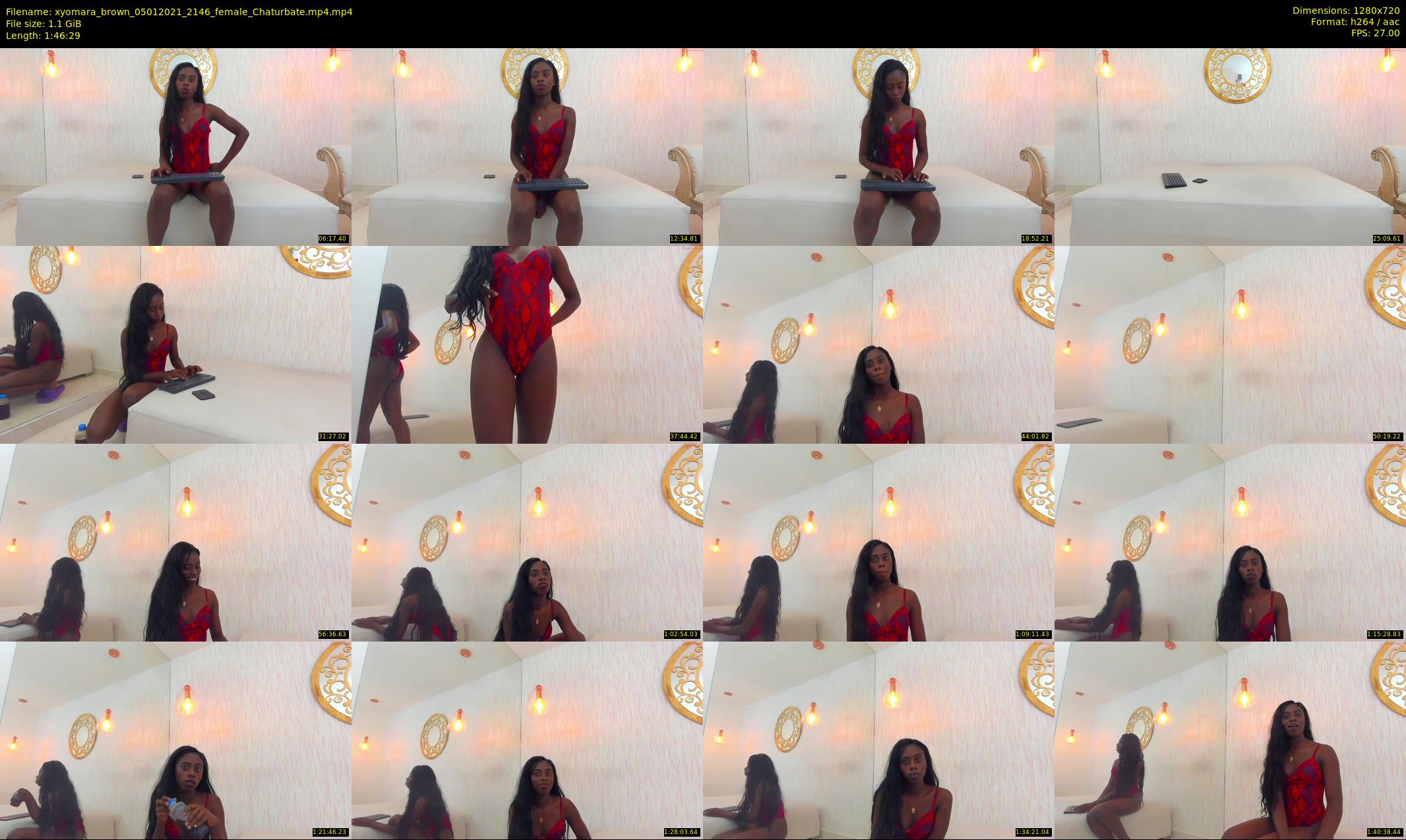 xyomara_brown — 107 minute Chaturbate female cam show recording, 720p, Jan 5, 2021