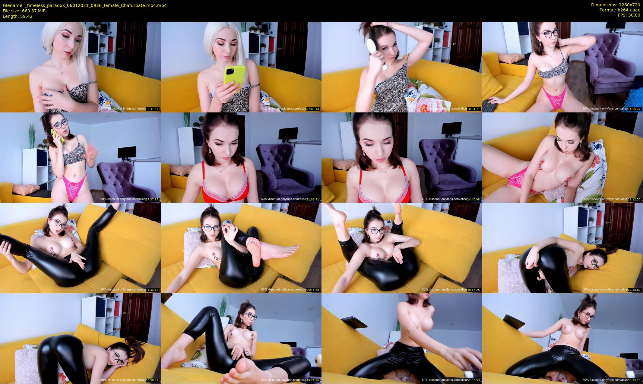 _timeless_paradox — 60 minute Chaturbate female cam show recording, 720p, Jan 6, 2021