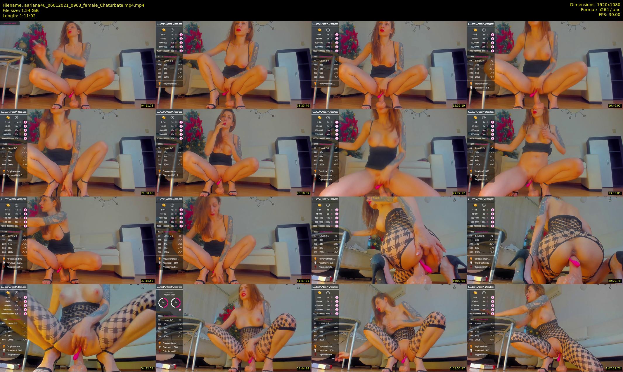 aariana4u — 72 minute Chaturbate female cam show recording, 1080p, Jan 6, 2021