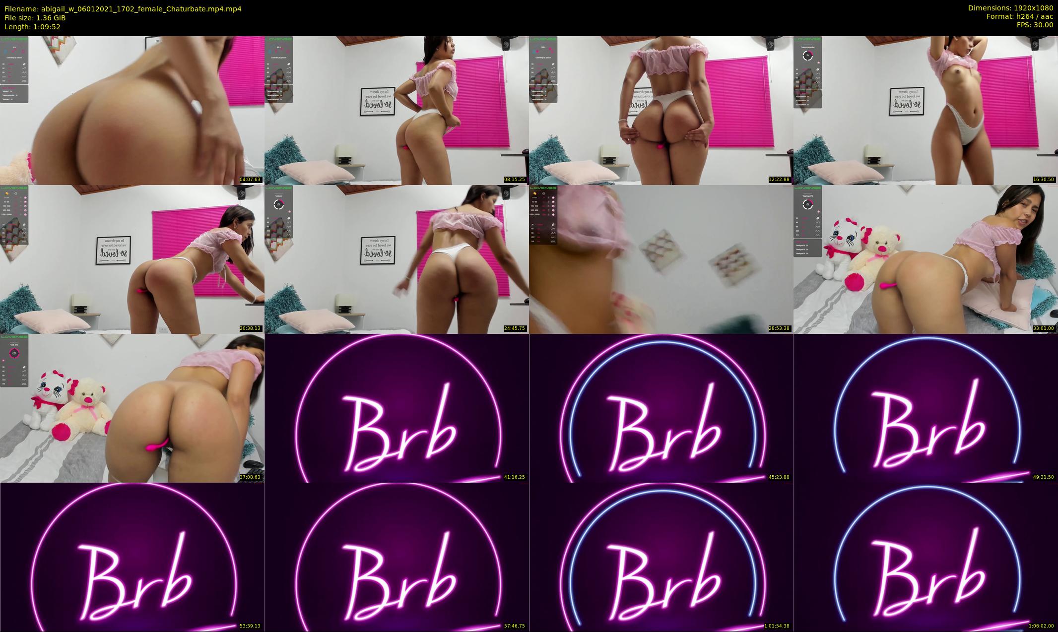 abigail_w — 70 minute Chaturbate female cam show recording, 1080p, Jan 6, 2021