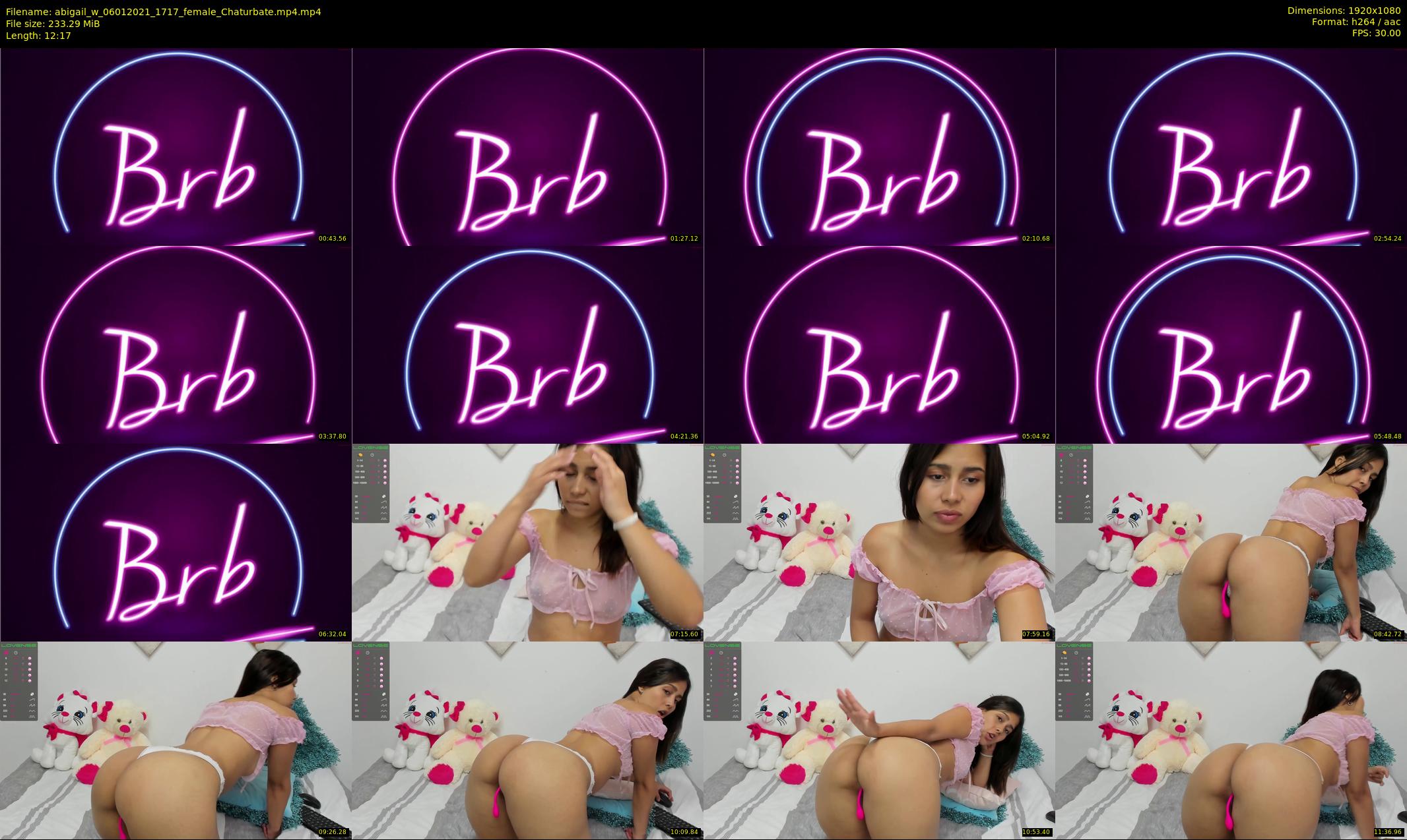 abigail_w — 13 minute Chaturbate female cam show recording, 1080p, Jan 6, 2021